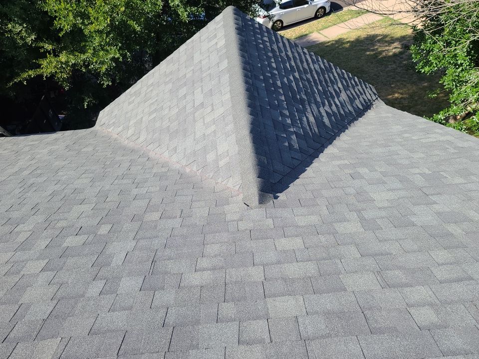 Architectural Shingle Roof Replacement and Exterior Restoration in Round Rock by Caliber Restoration LLC