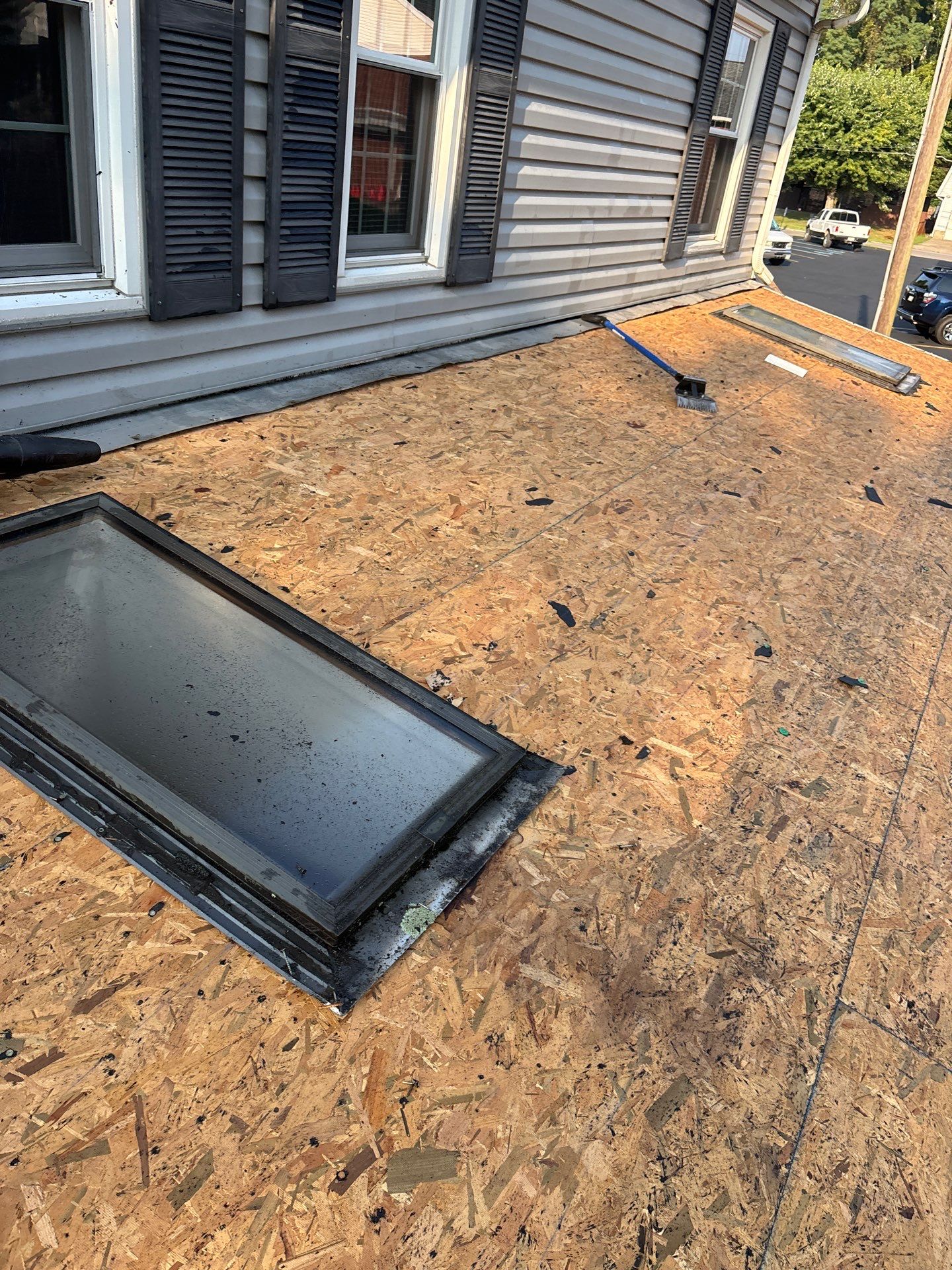 Residential Roofing Installation using Oyster Gray by Rainstoppers Roofing