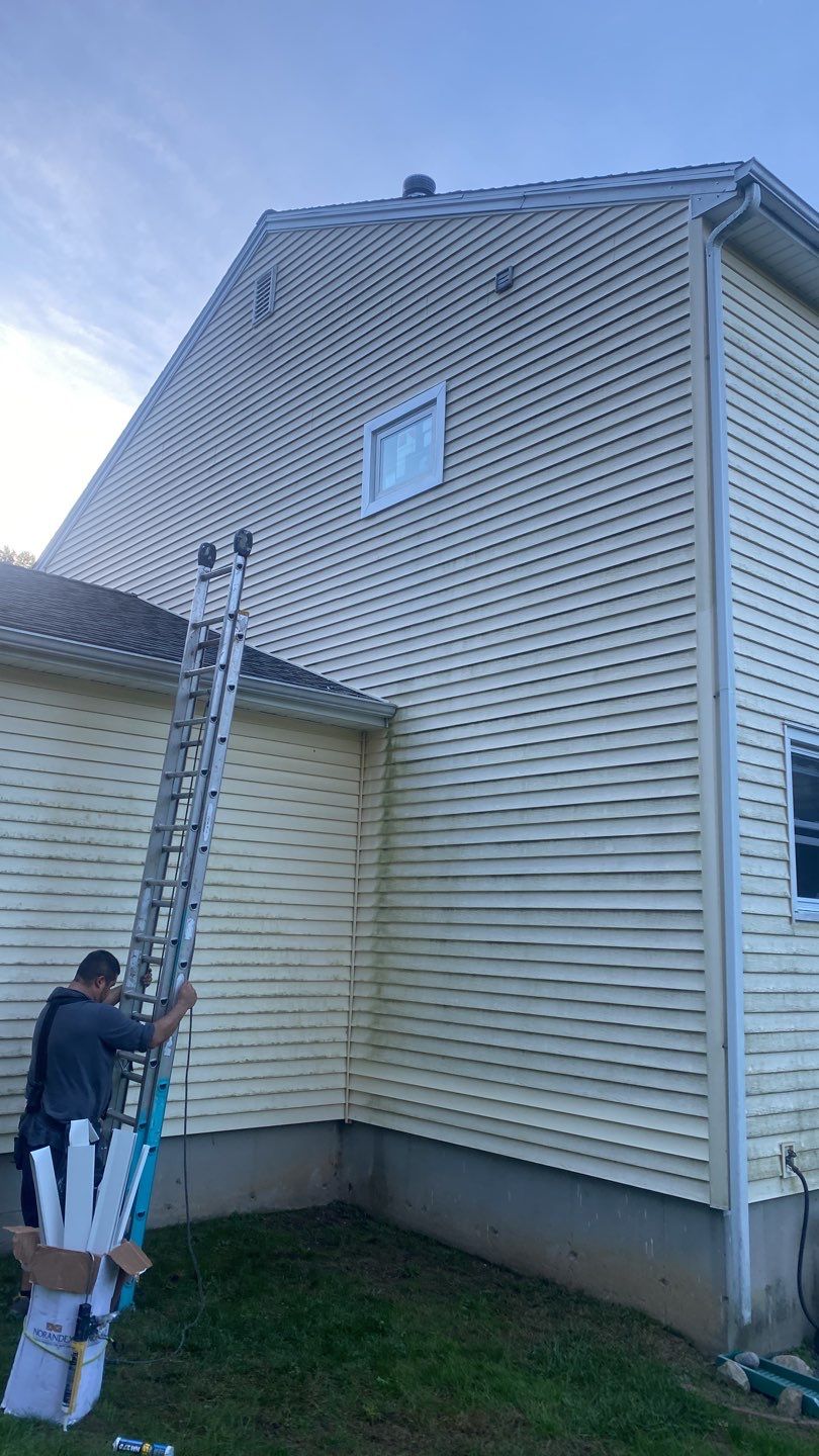 Siding Repair using Certainteed Double 4" by A Plus Exterior
