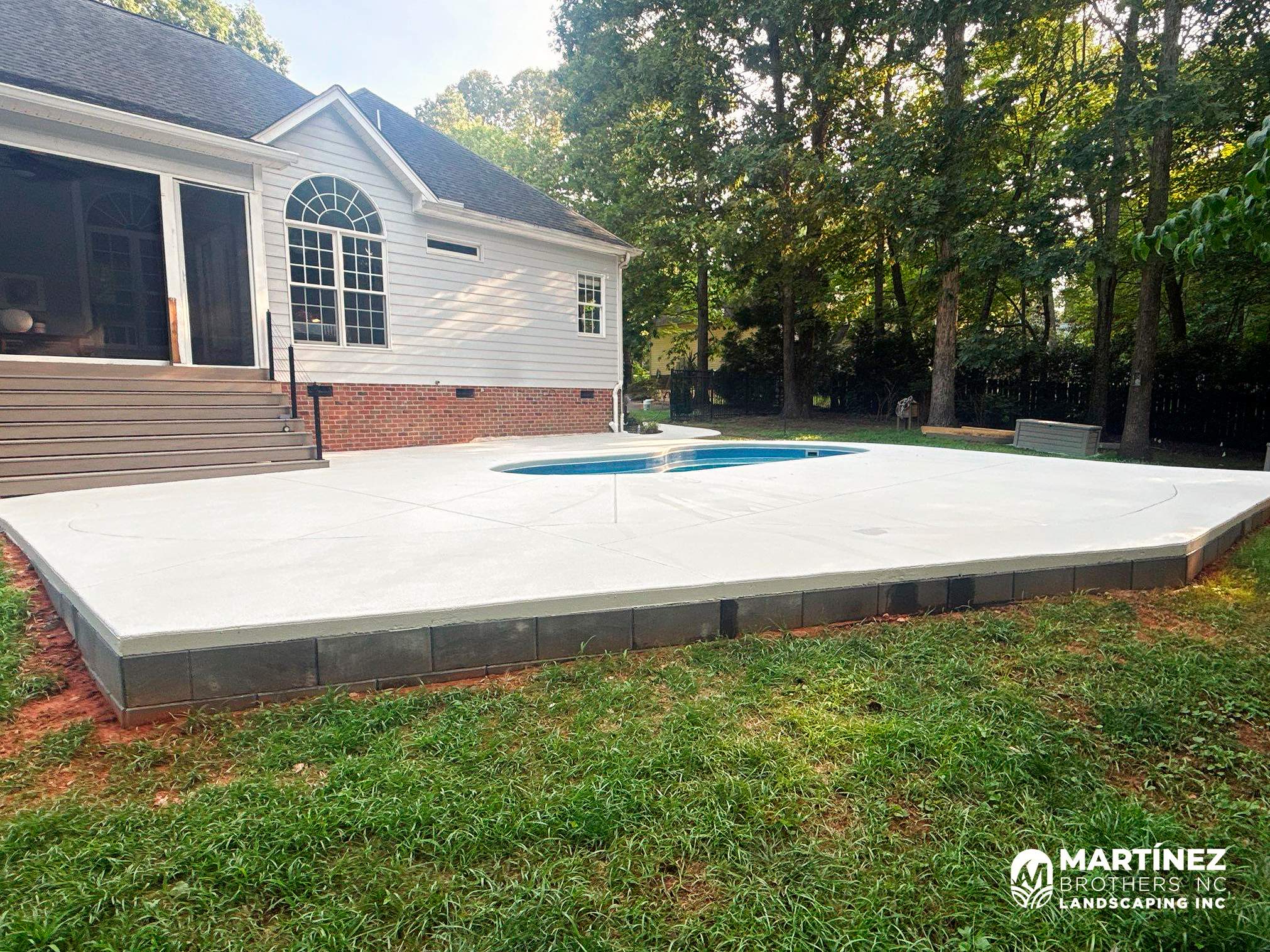 Cool decking pool in Youngsville