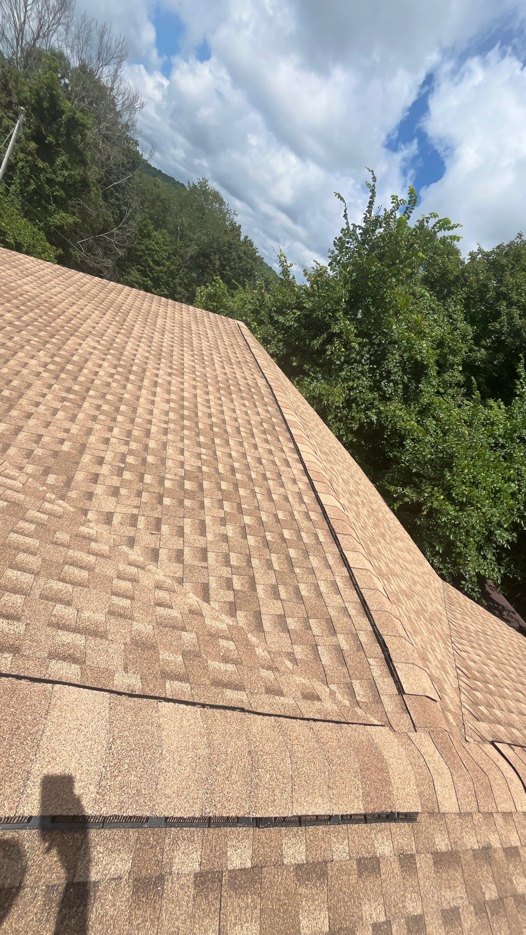 Residential Roofing Installation using GAF Timberline HDZ Shakewood by Rainstoppers Roofing
