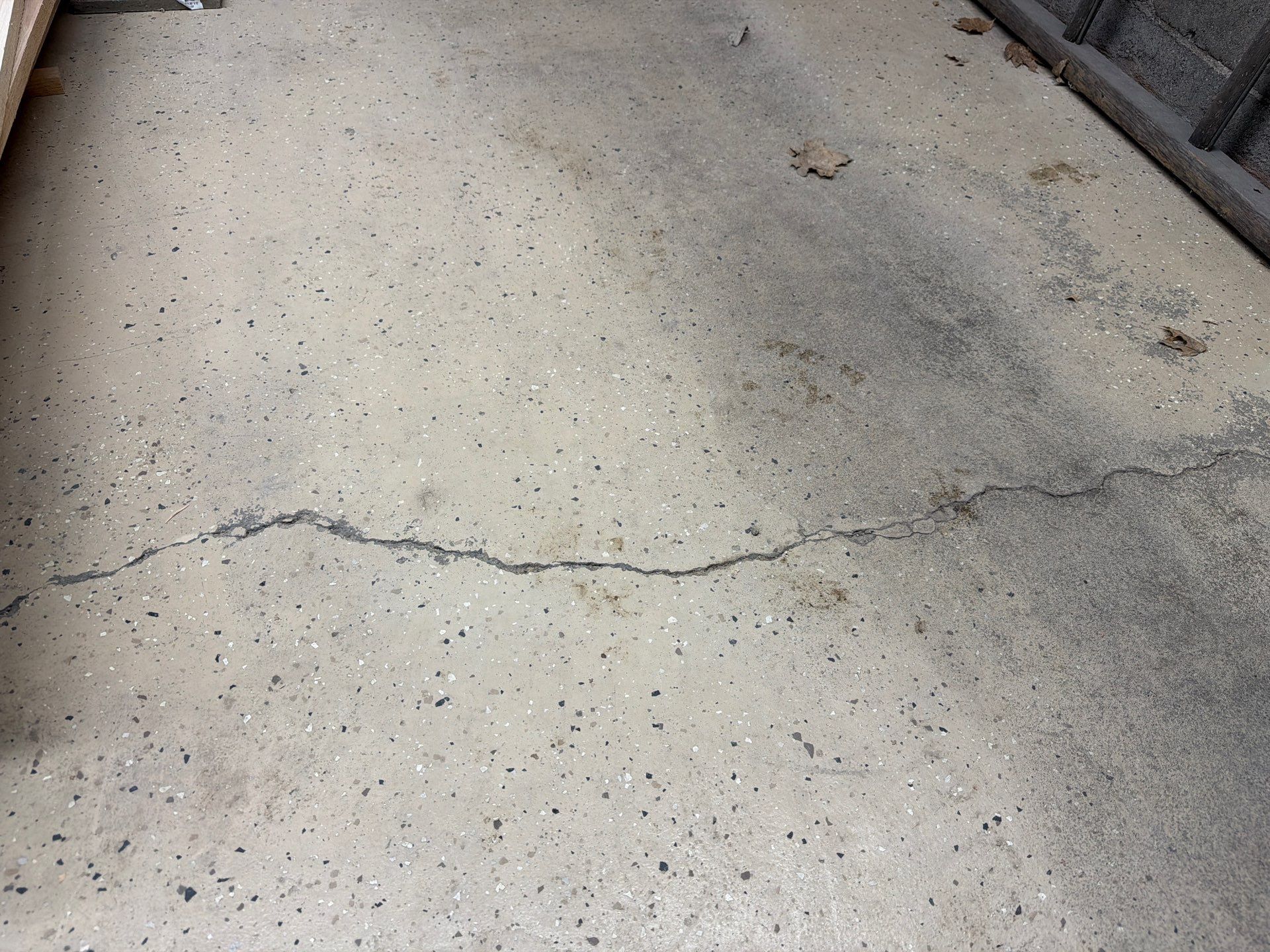 Nightfall Decorative Chip Garage Floor Coating in Luverne, Minnesota by Select Painting, Coatings & Garage Cabinets