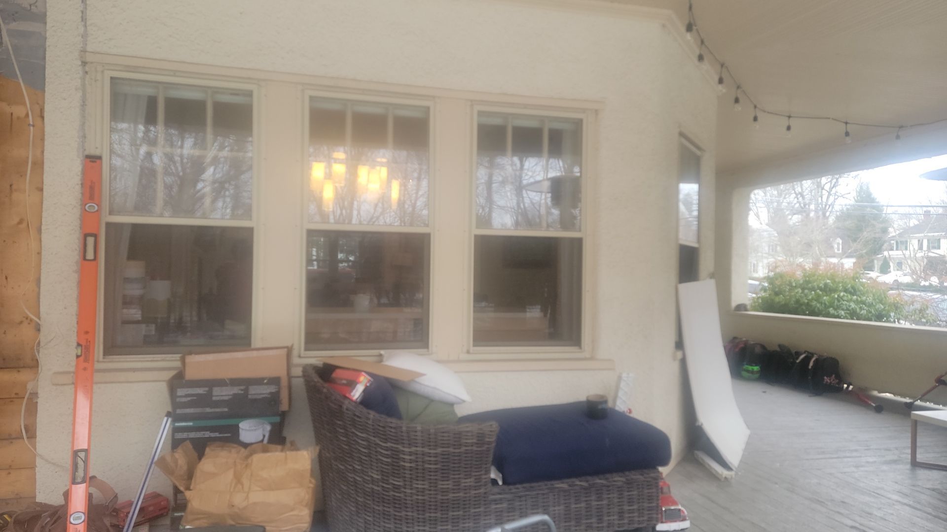 In progress: Exterior renovation in Wellesley MA by UBrothers Construction