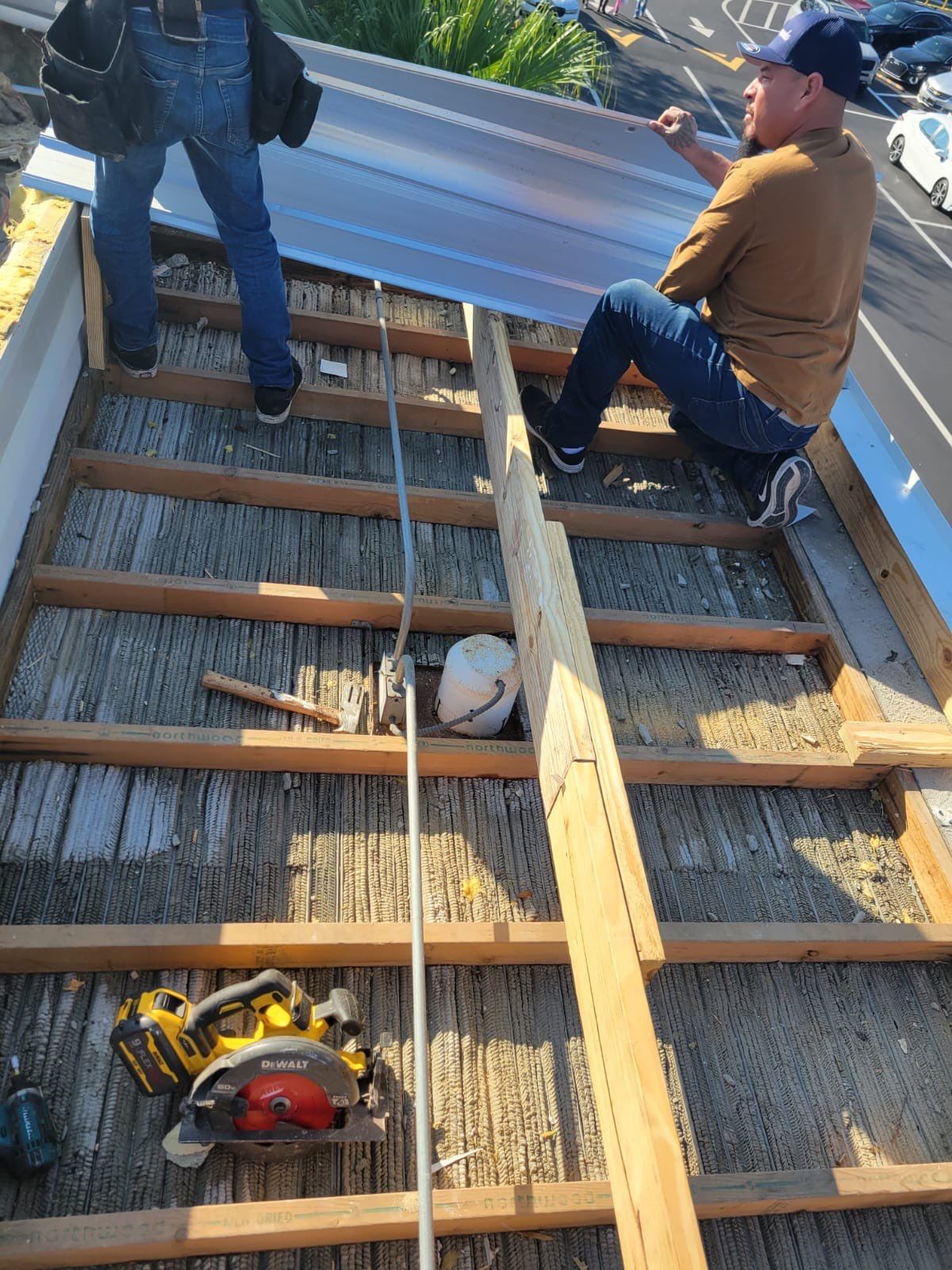 Emergency Repair on School from Storm Damage by Four Peaks Roofing