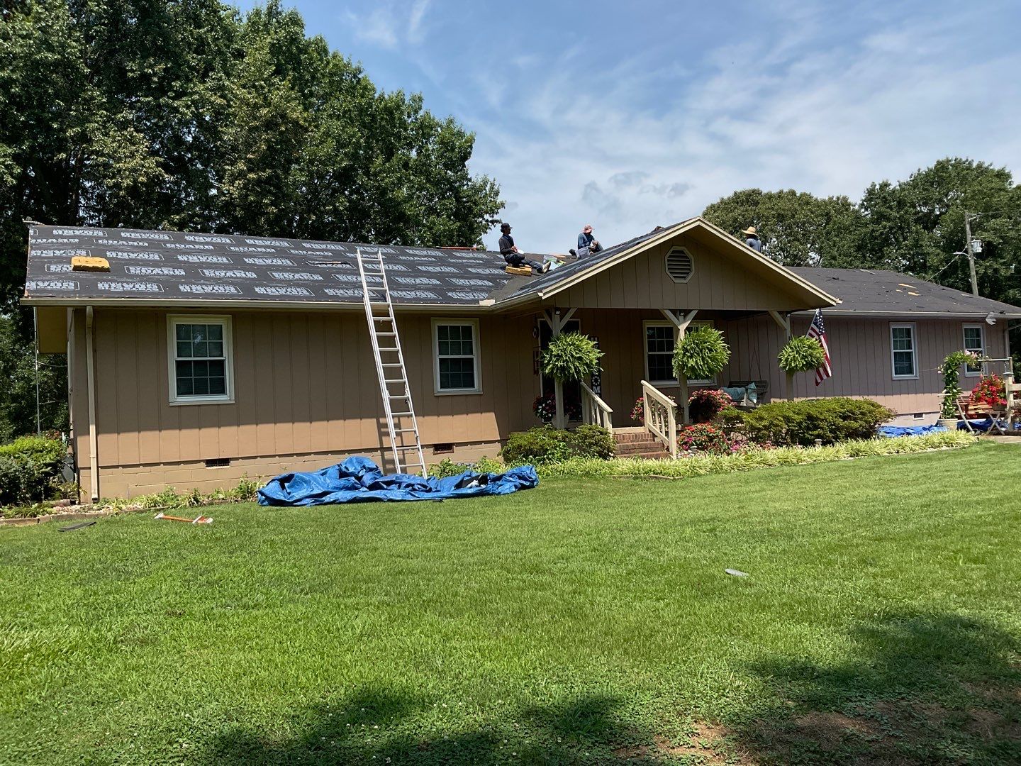 Residential Roof Remove and Replace using Low Rib Metal Roofing Panels by Bullard Roofing