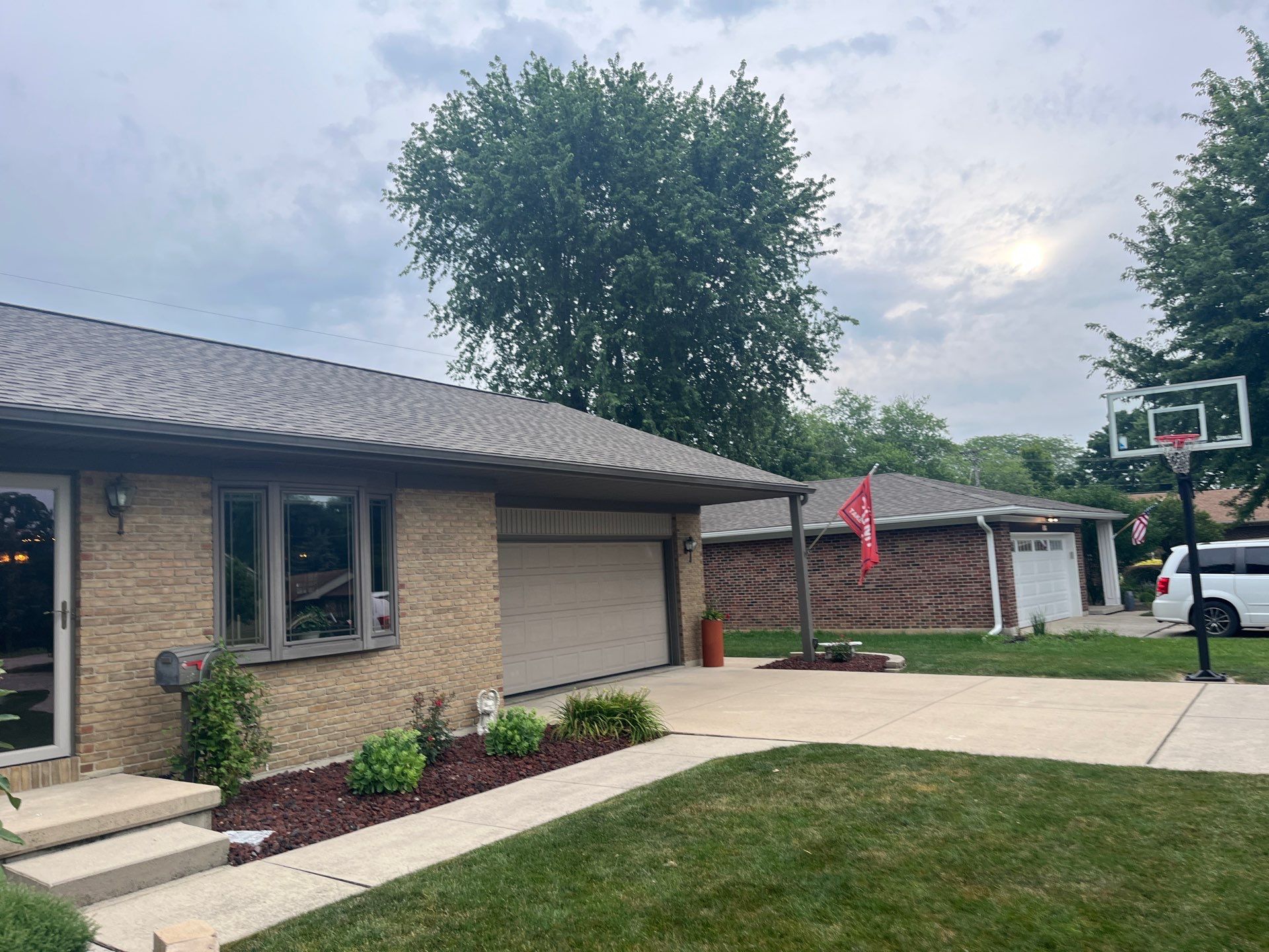 Residential Roofing Installation using GAF Timberline HDZ Weathered Wood by Nitro Roofing and Construction