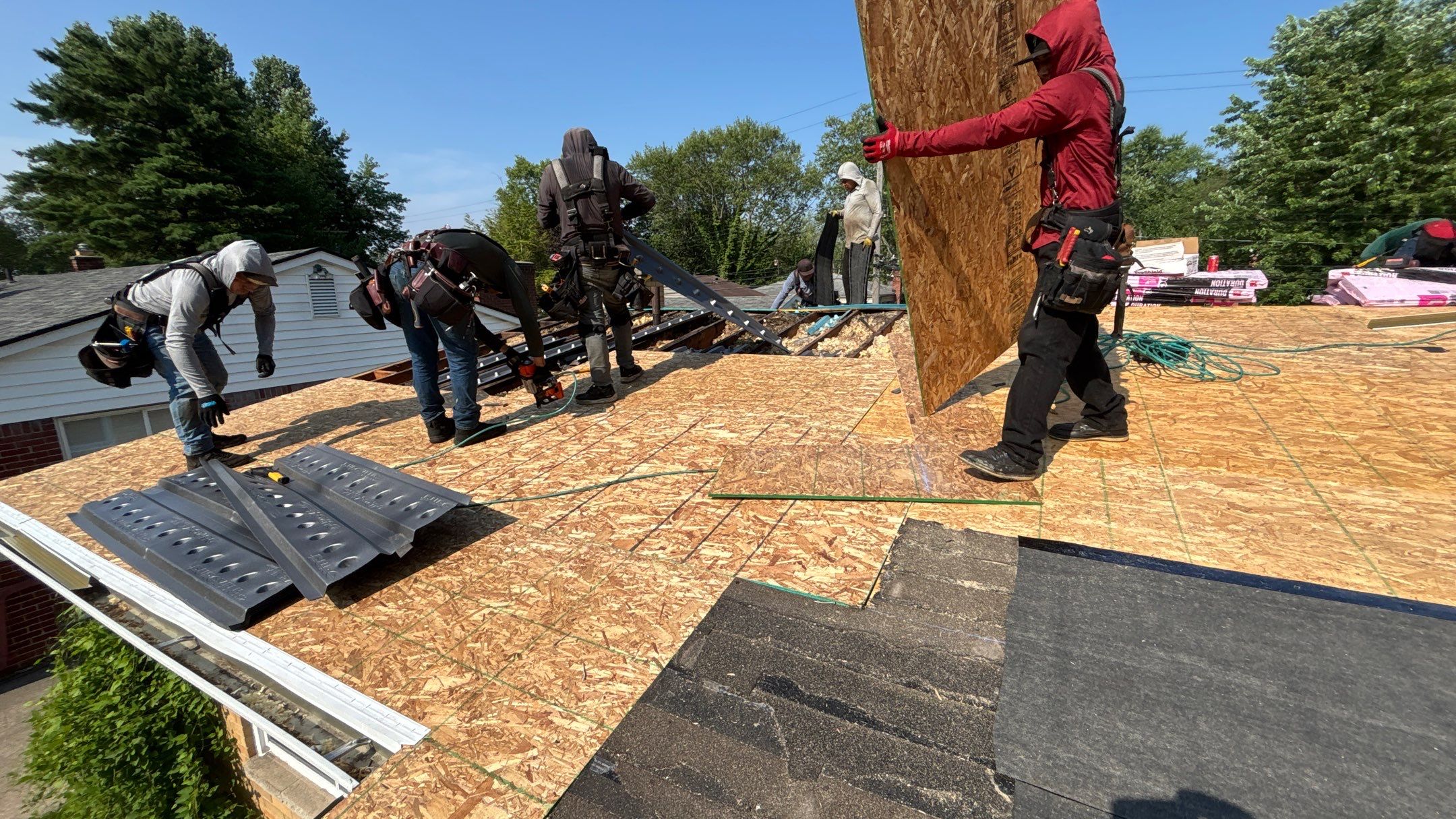 Roof Replacement using Owens Corning Driftwood by 180 Contractors