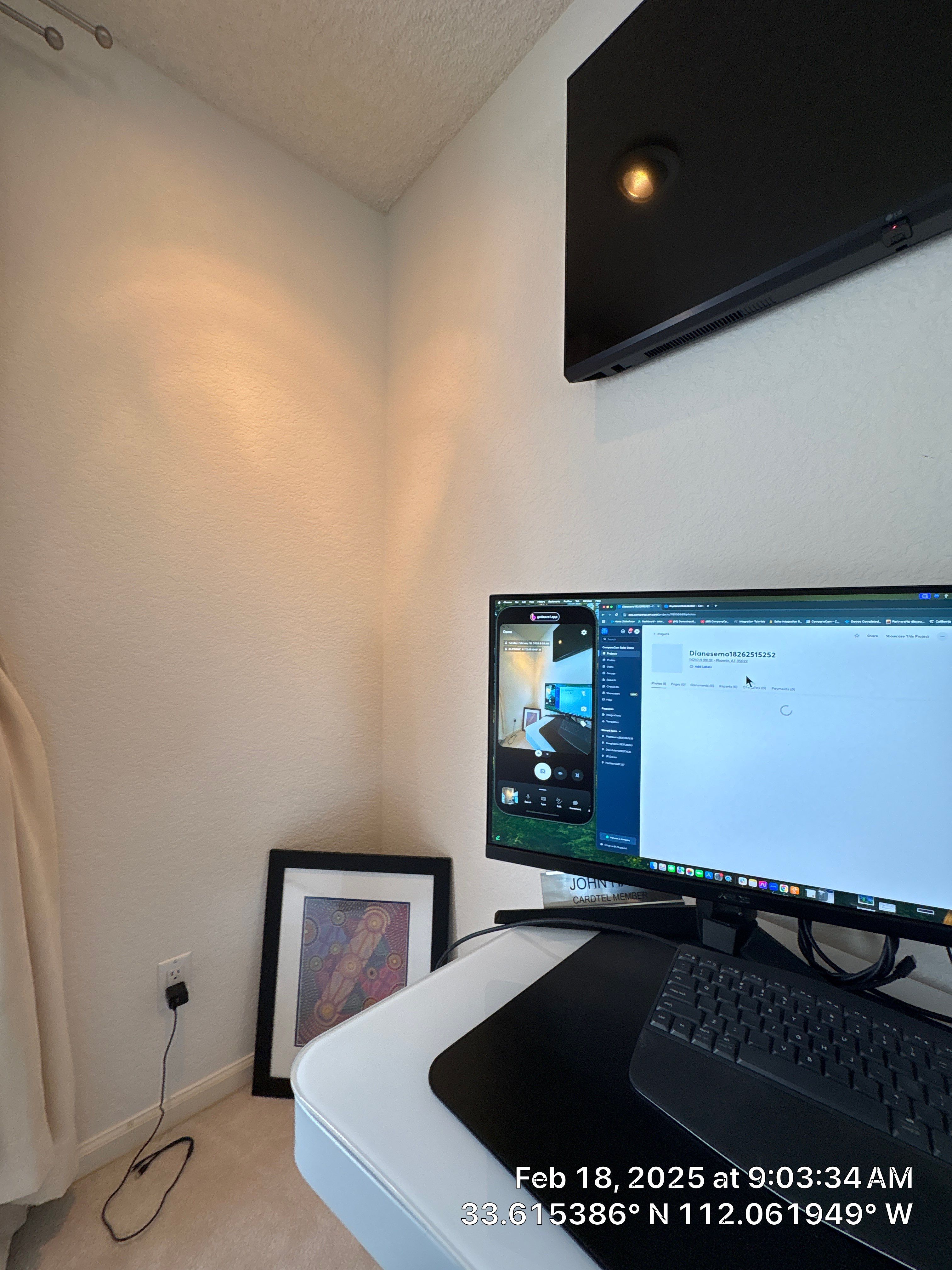 Office Remodel using james hardy by CompanyCam Sales Demo