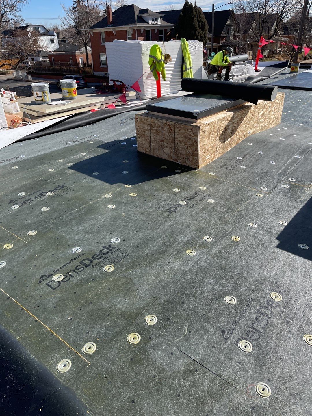 Commercial Roofing Installation using MuleHide .60 TPO - White-- Fully Adhered by A to Z Roofing