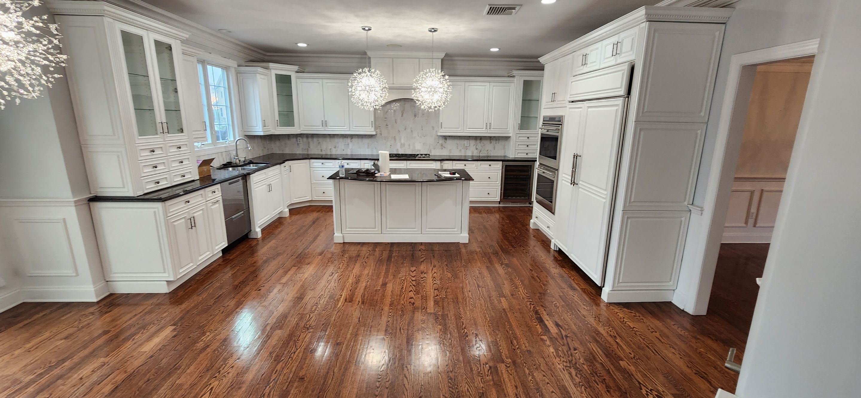 Large Format Tile Installation by Footprints Floors Morristown