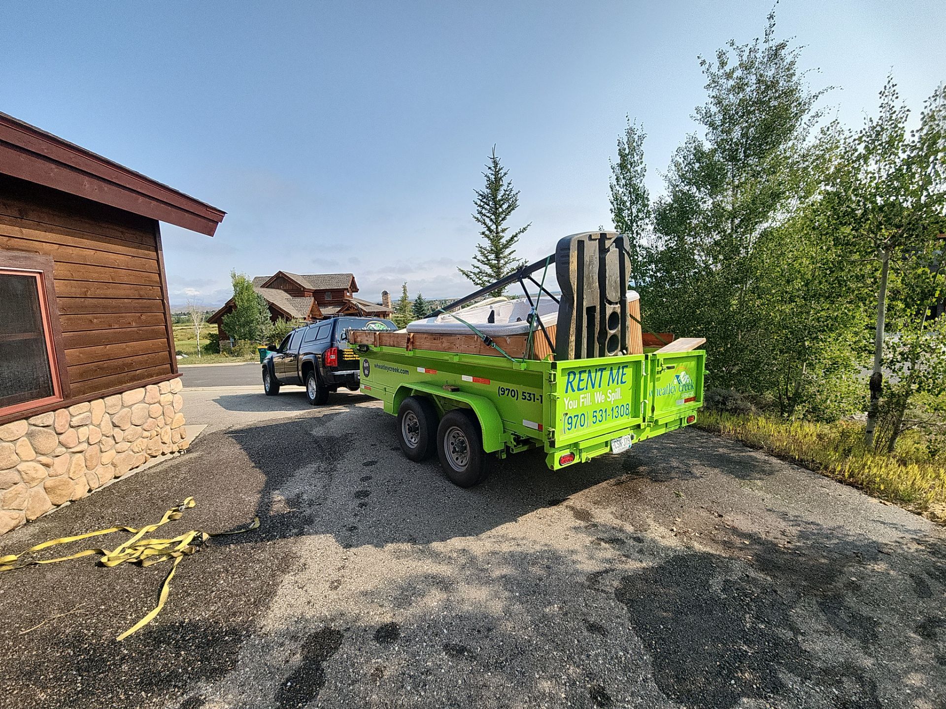 Hot Tub Removal by Wheatley Creek Services