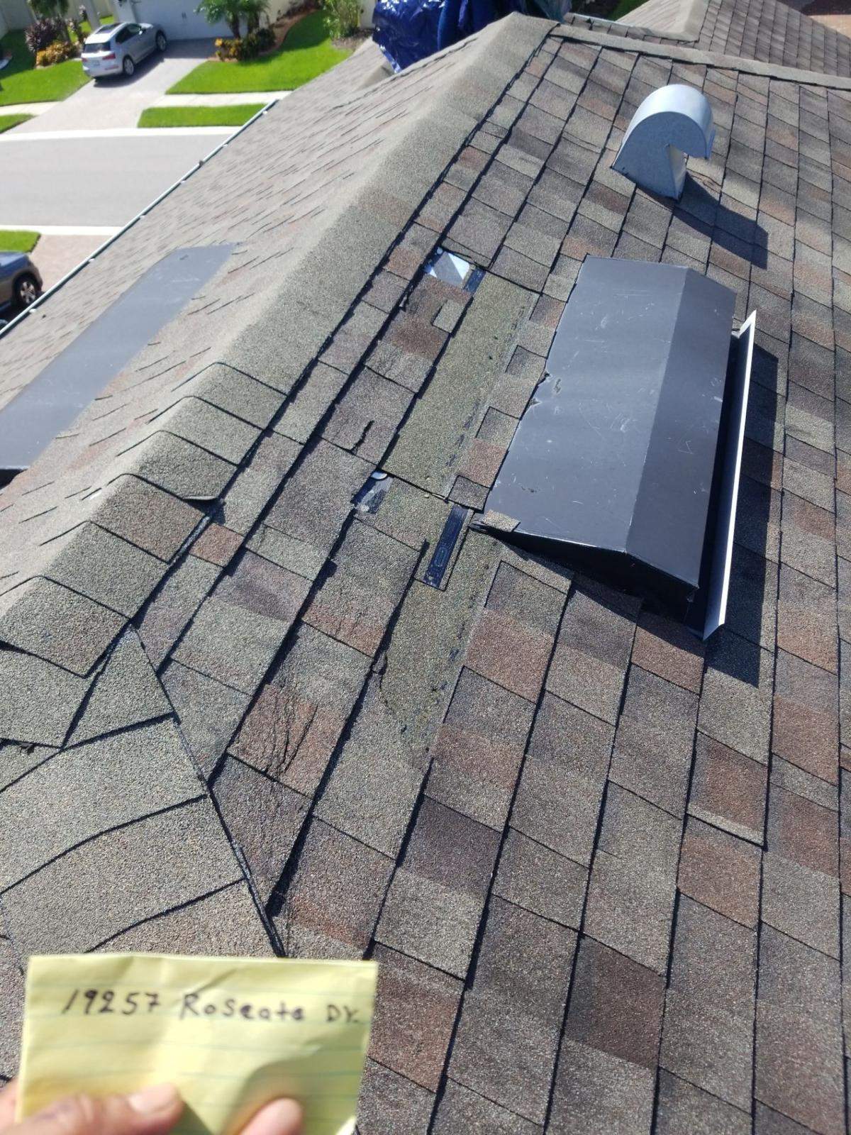 Roof Damage Claim in Lutz by FLAPA & KeyStone