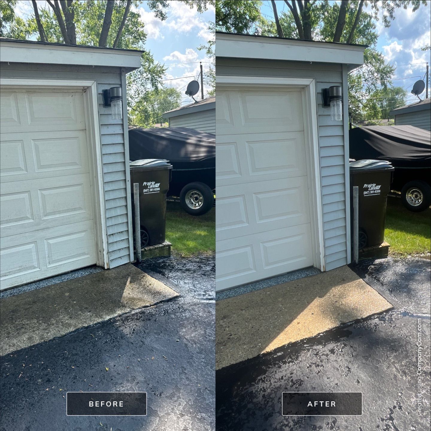 Project in Wauconda by Simmons Power & Soft Washing