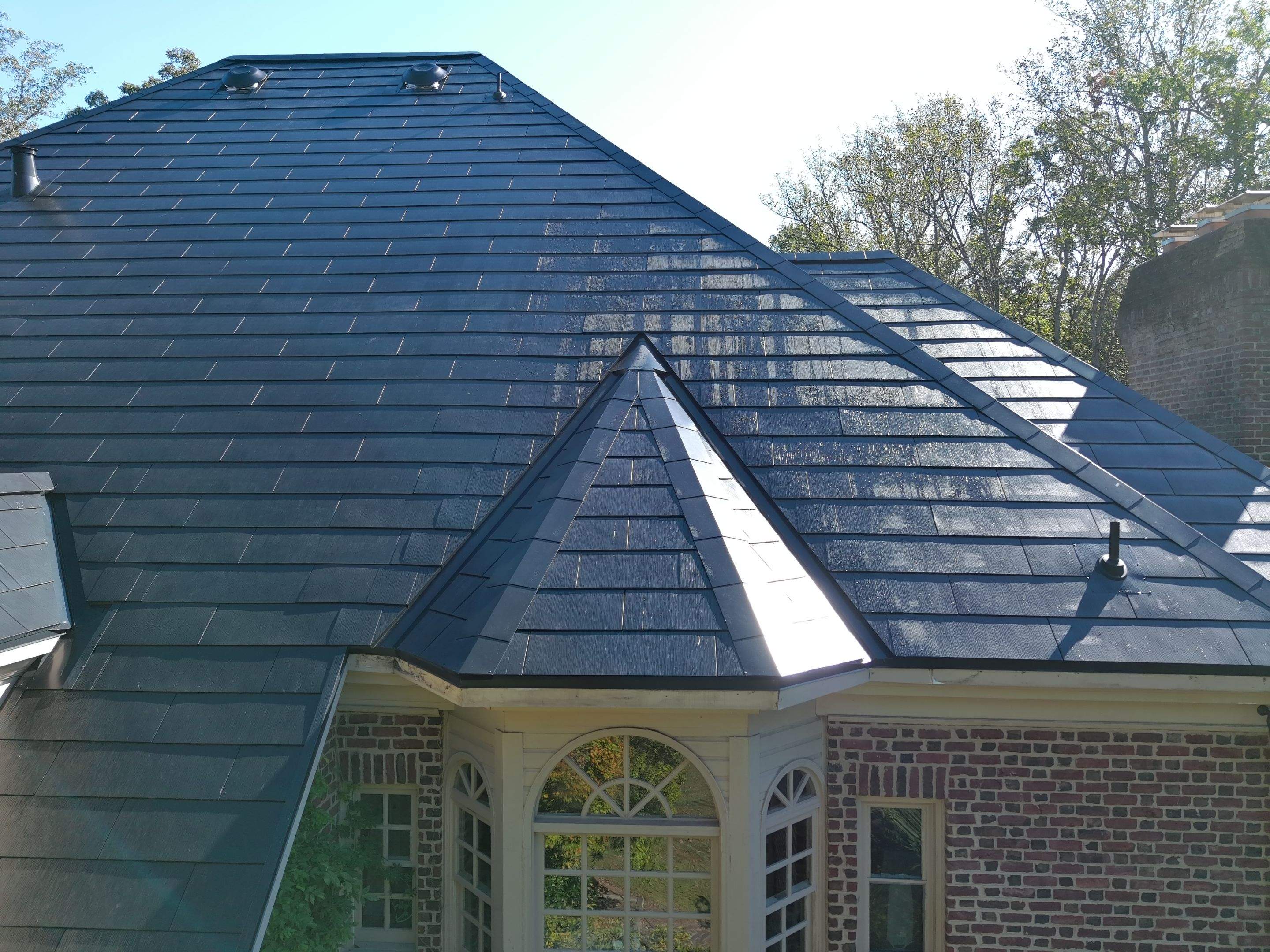 Extravagant Tesla Solar Roof in Maryland by American Home Contractors