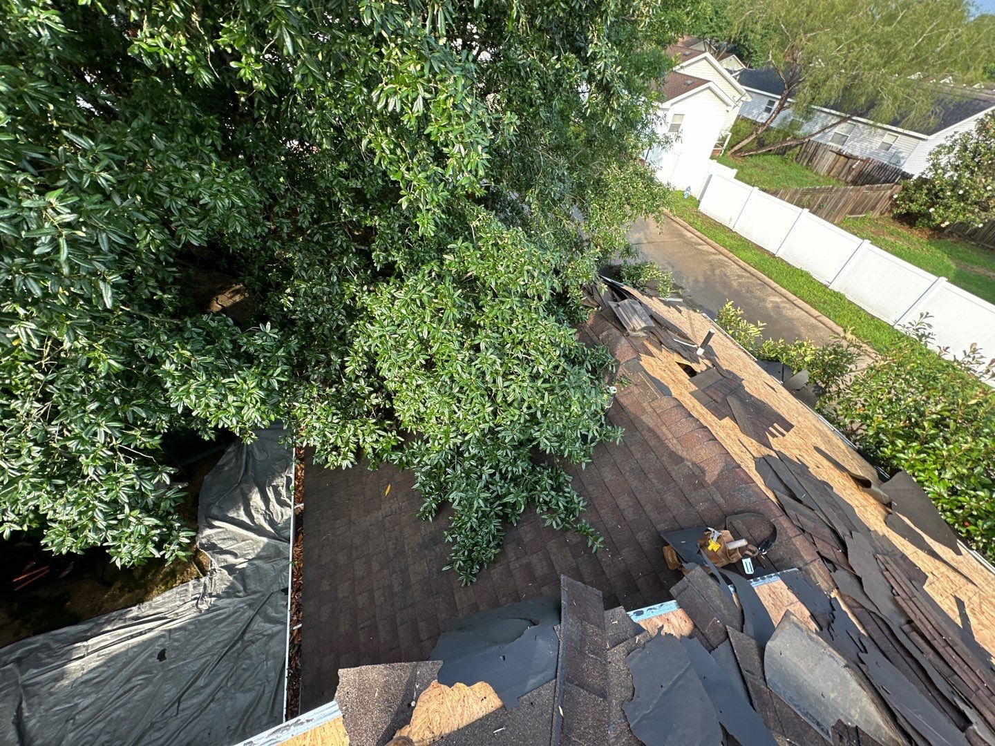 Residential Roofing Installation using Owen's Corning Duration (Lifetime) Shingles by Roof Repair Company