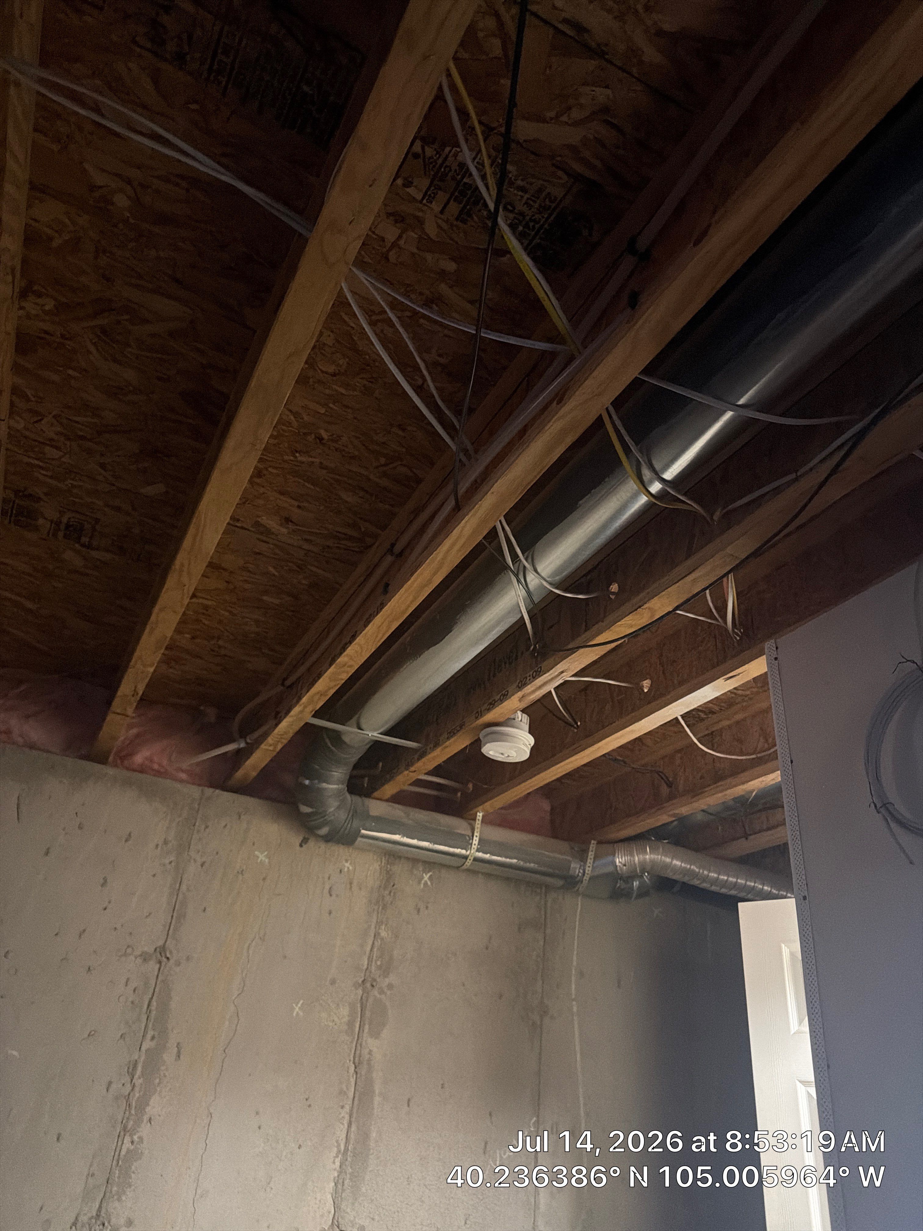 Mead Basement Remodel Site Prep and Mechanical Assessment by CompanyCam Sales Demo