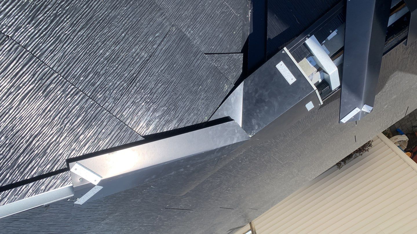 Tesla Solar Roof using Tesla Solar Roof V3 tiles by American Home Contractors