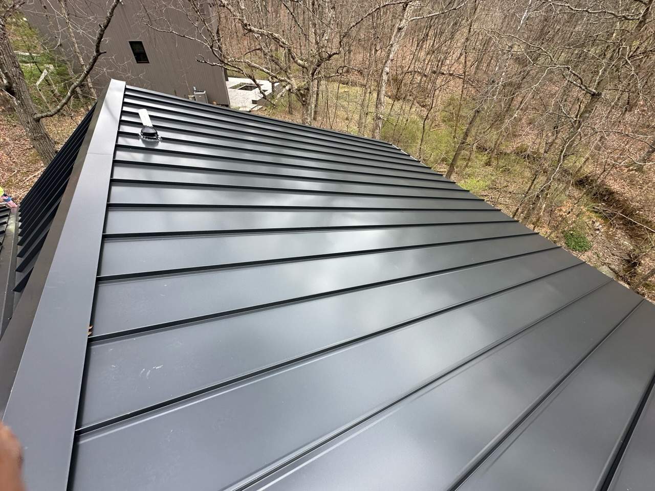 Standing Seam Curved Metal Roof System by Assured Restoration