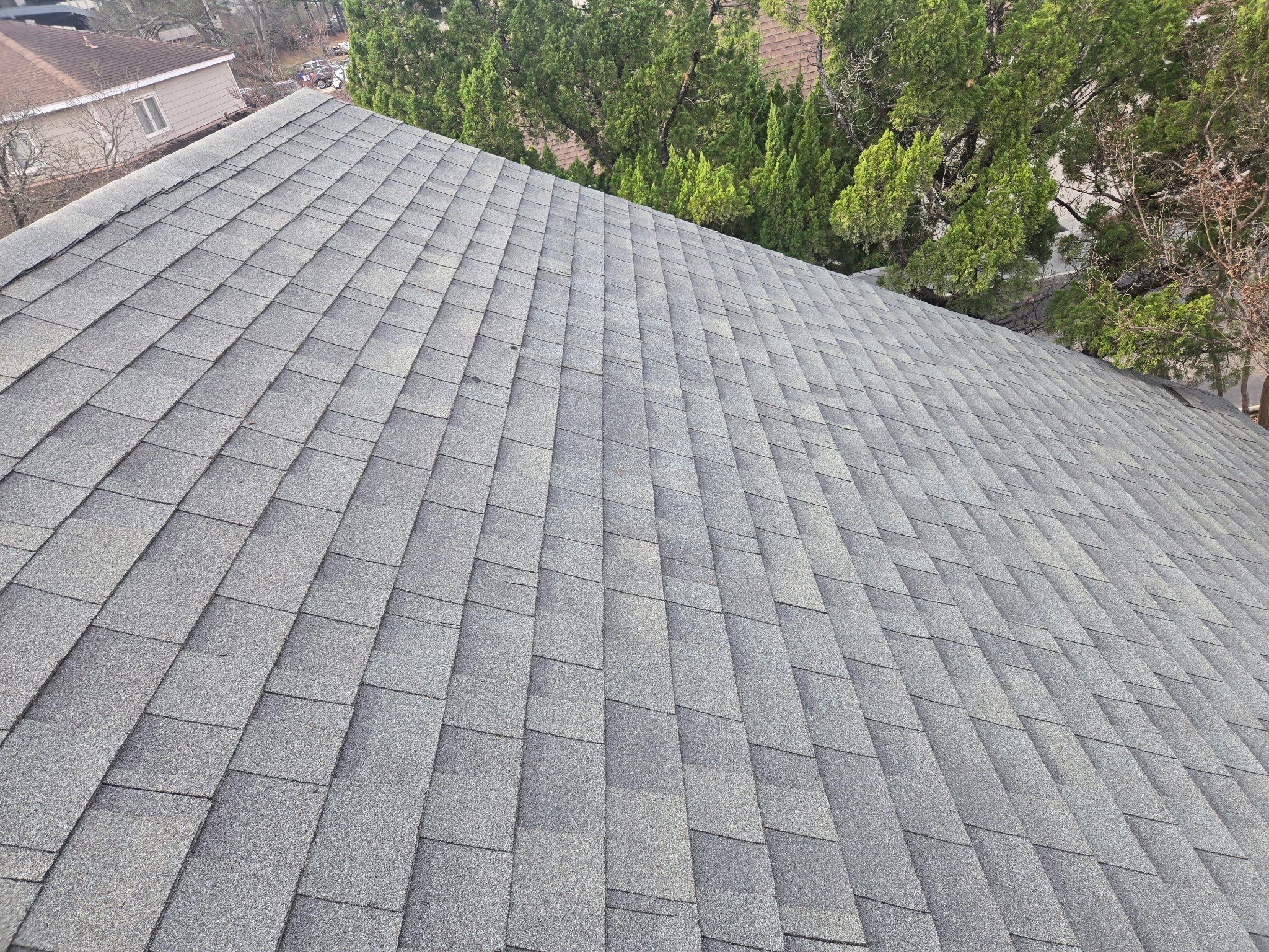 Architectural Asphalt Shingle Roof Replacement and Decking at Memphis Commercial Building by Revival Roofing Services