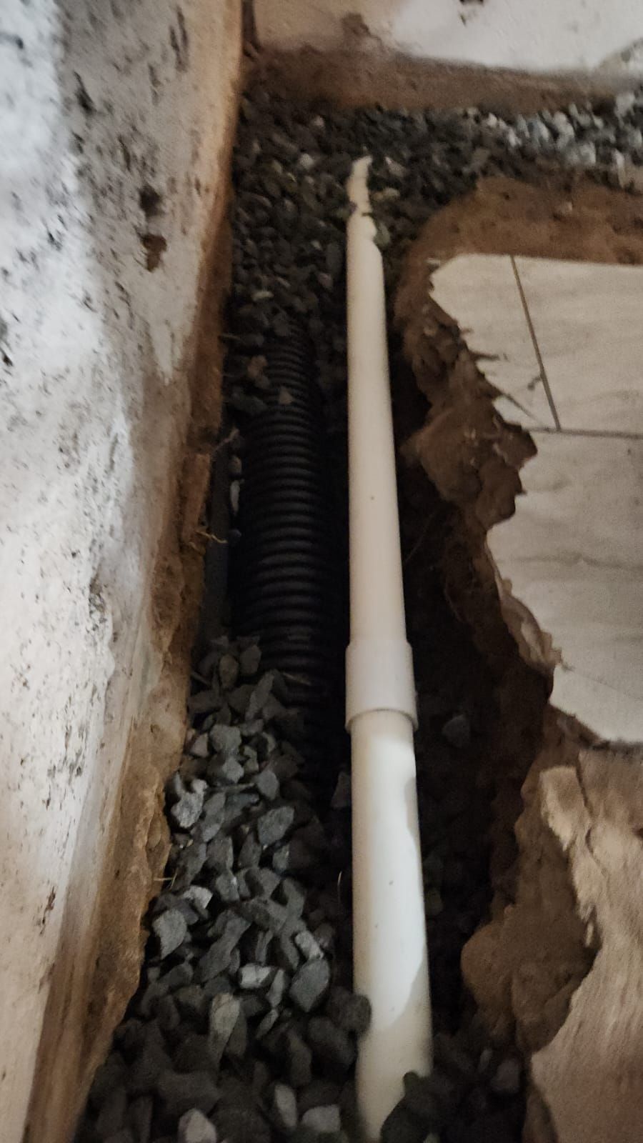 Interior French Drain Newton NJ by Pure Service Pro, LLC 
