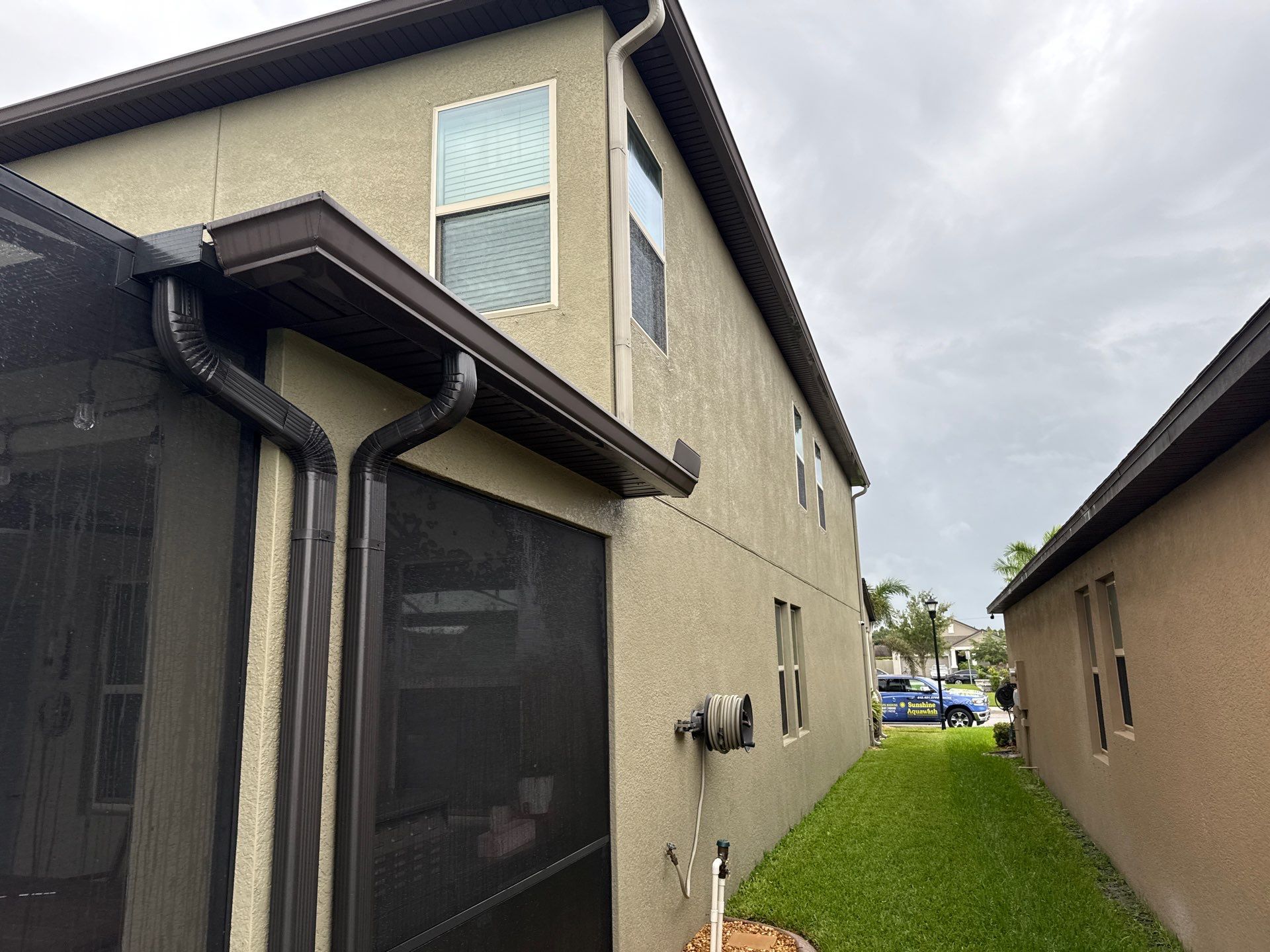 2-Story Asphalt Shingle Roof Cleaning & House Wash – Cypress Mill, Sun City Center, FL by Sunshine AquaWash