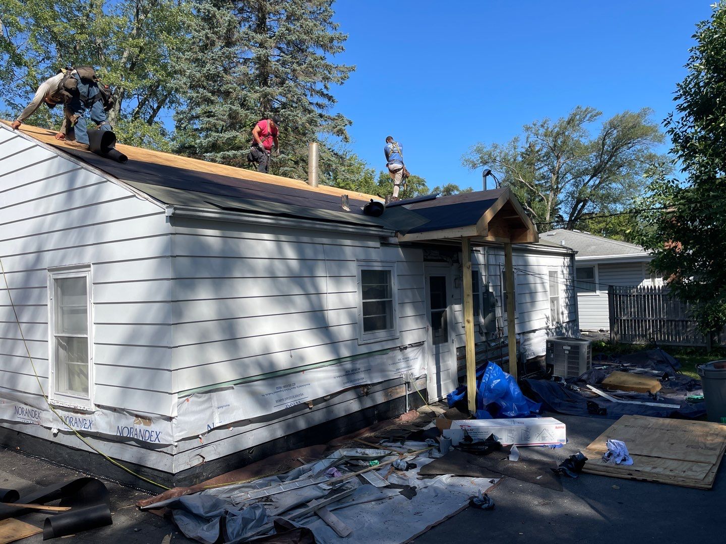 Siding Installation using Alside Charter Oak Siding  by Pro Home Services Inc