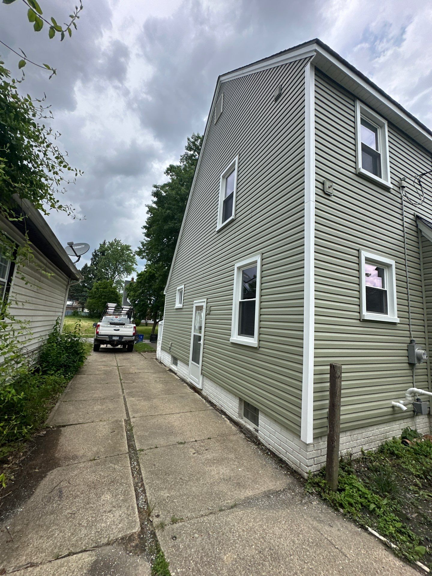Project in Cleveland by Powers Roofing and Exteriors