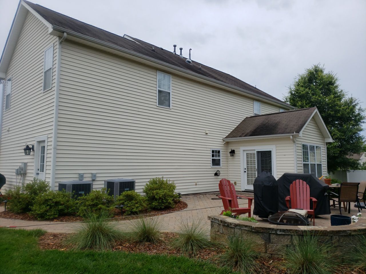 House Wash using cleaner by Power Wash Masters LLC
