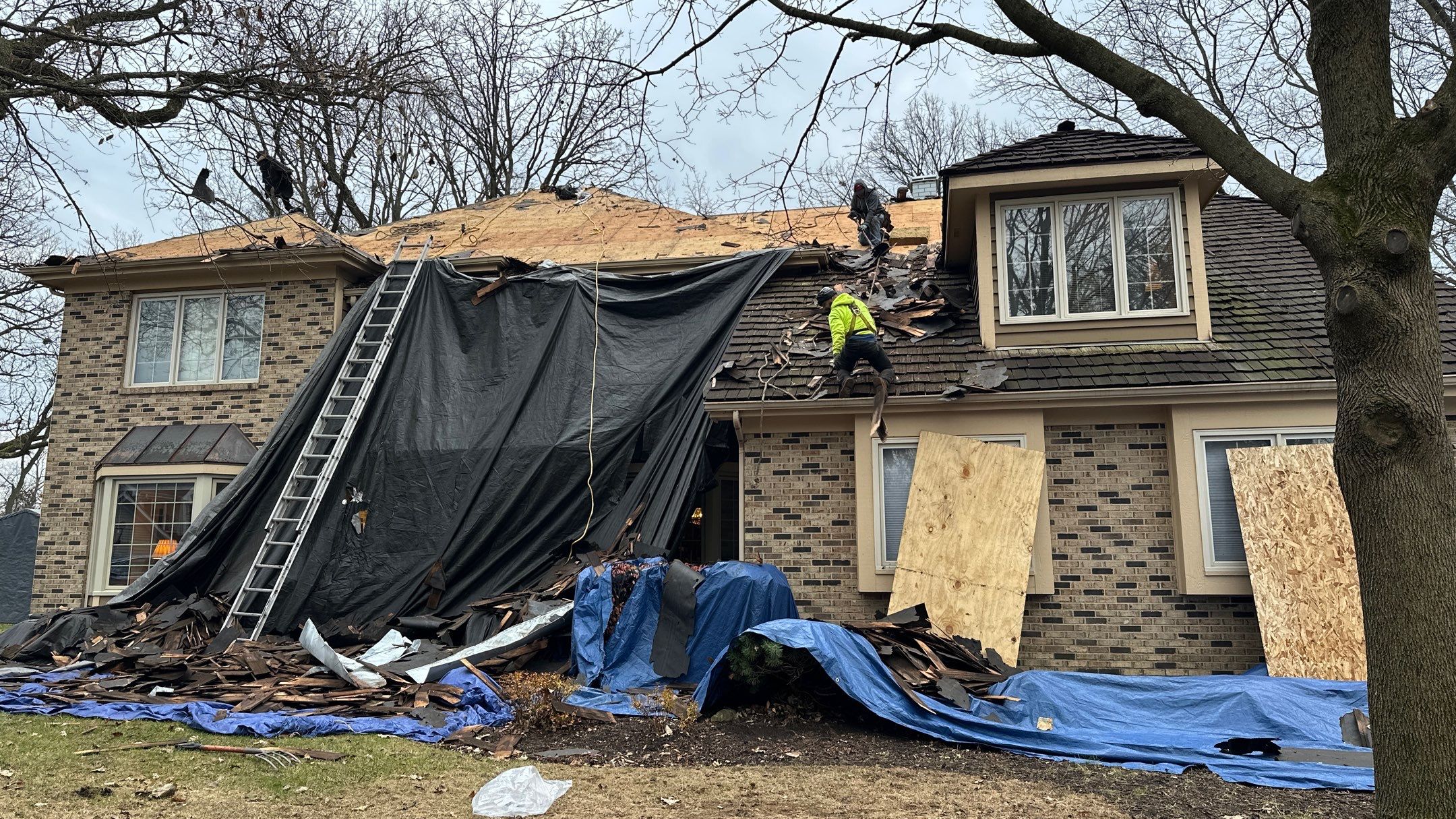 Residential Roofing Installation using Malarkey by Pro Home Services Inc