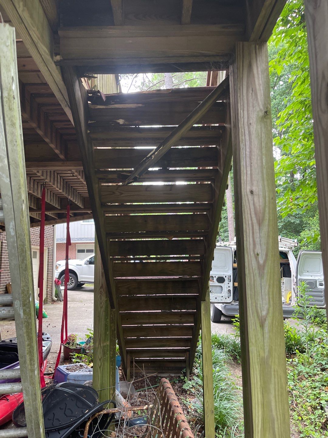 Forest Brook - Staircase by Pillar and Pine