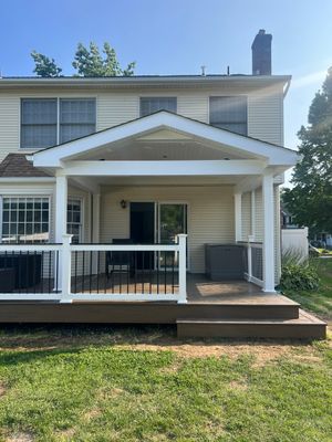 New deck and open porch Newton PA