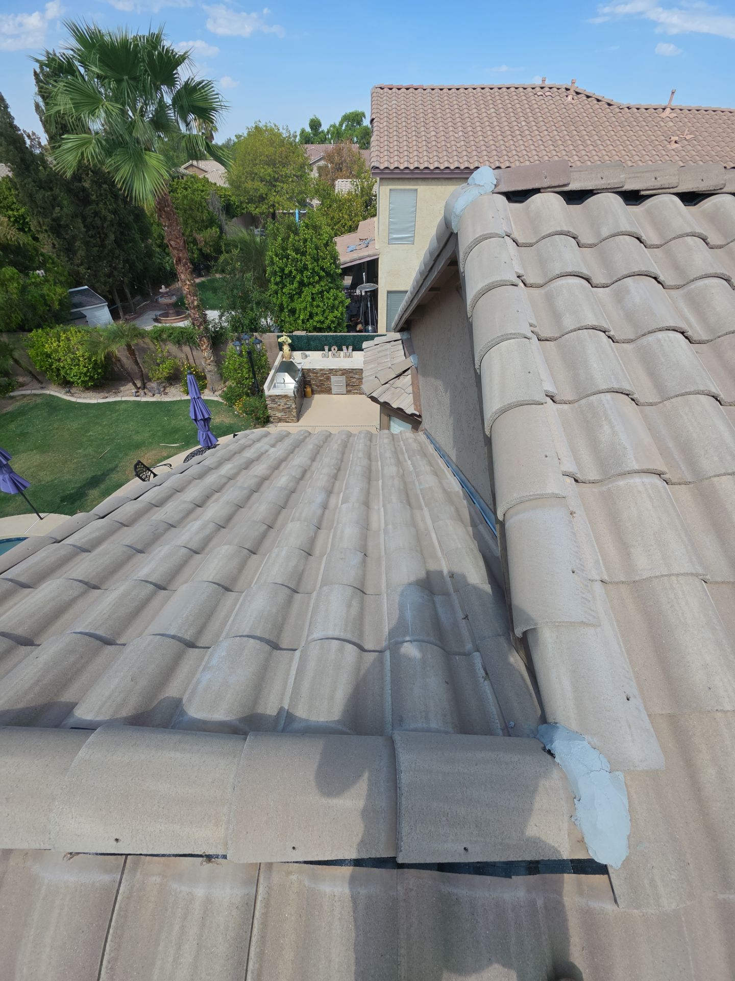 New tile reset for this beautiful home in Chandler by Weather-Tite Roofing