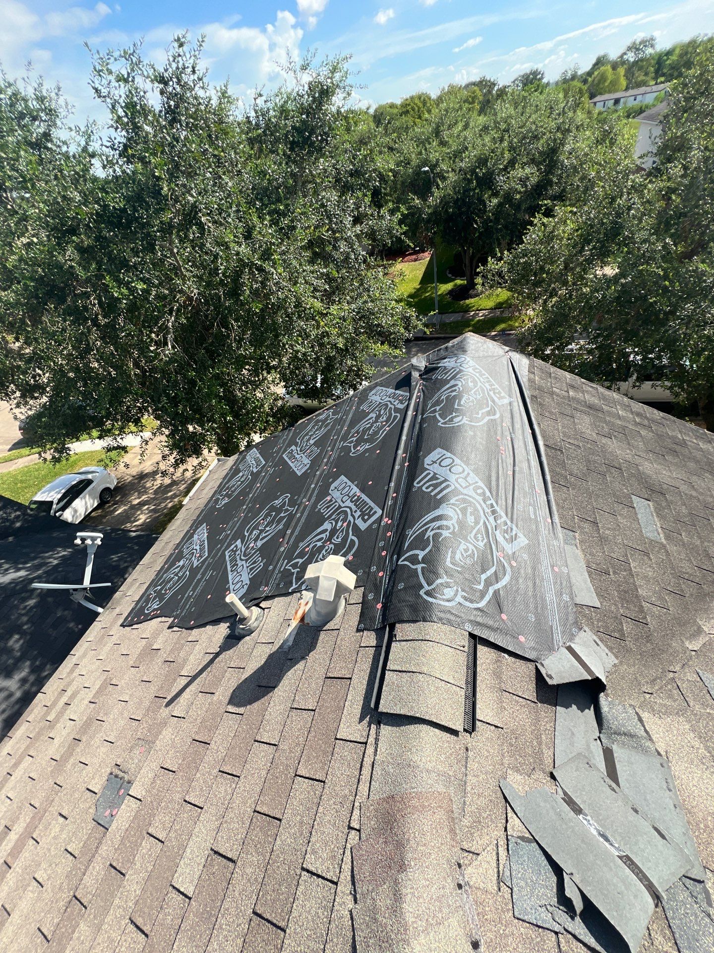 Residential Roofing Repair using Owen's Corning Duration (Lifetime) Shingles by Roof Repair Company