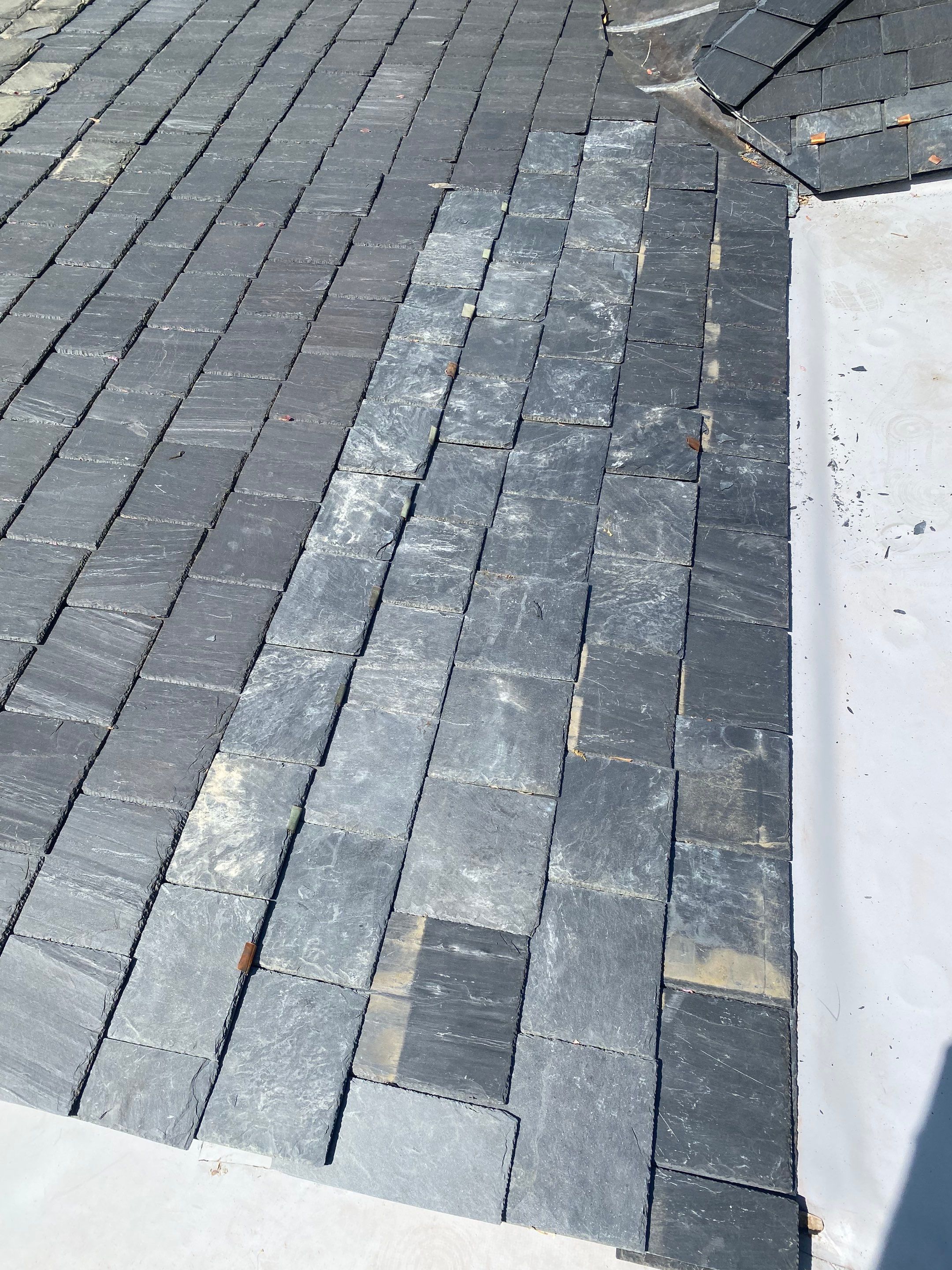 Arlington: Buckingham Slate and Carlisle Syntec TPO Roof by RM Banning, Inc.