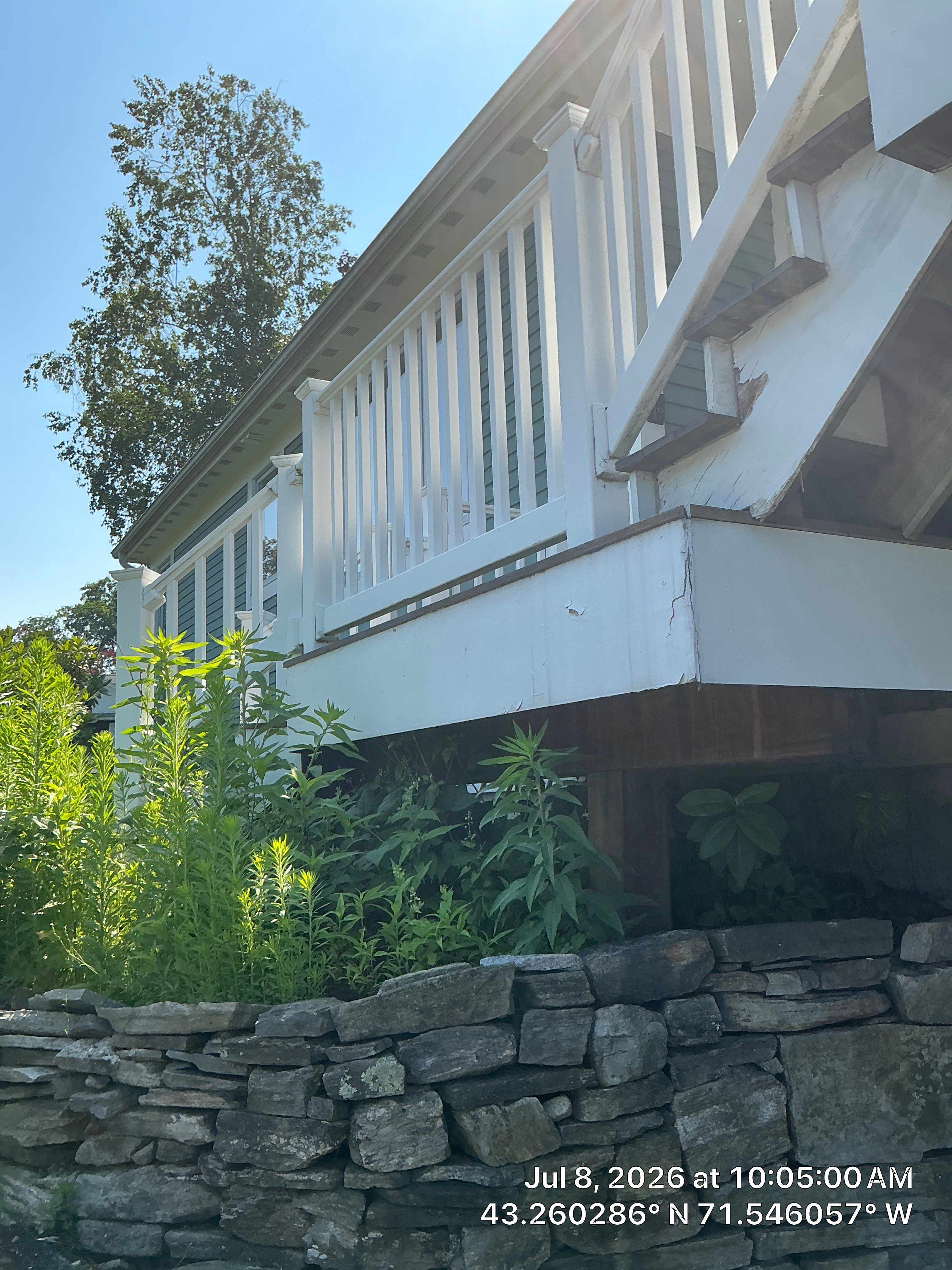 Elevated Deck Refinishing and Staircase Staining in Concord by The Persnickety Painters