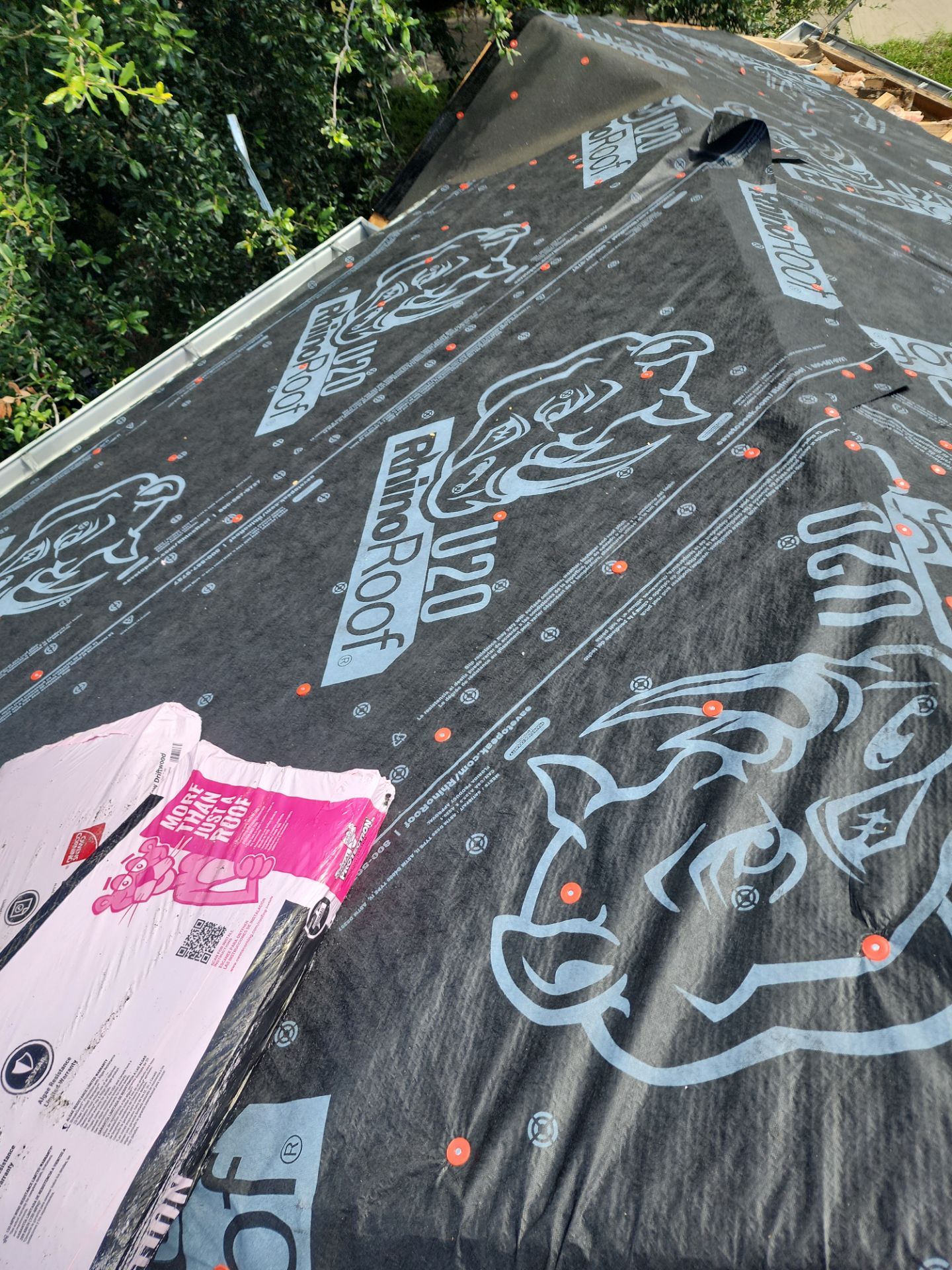 Residential Roof Installation using Owen's Corning Duration (Lifetime) Shingles by Roof Repair Company