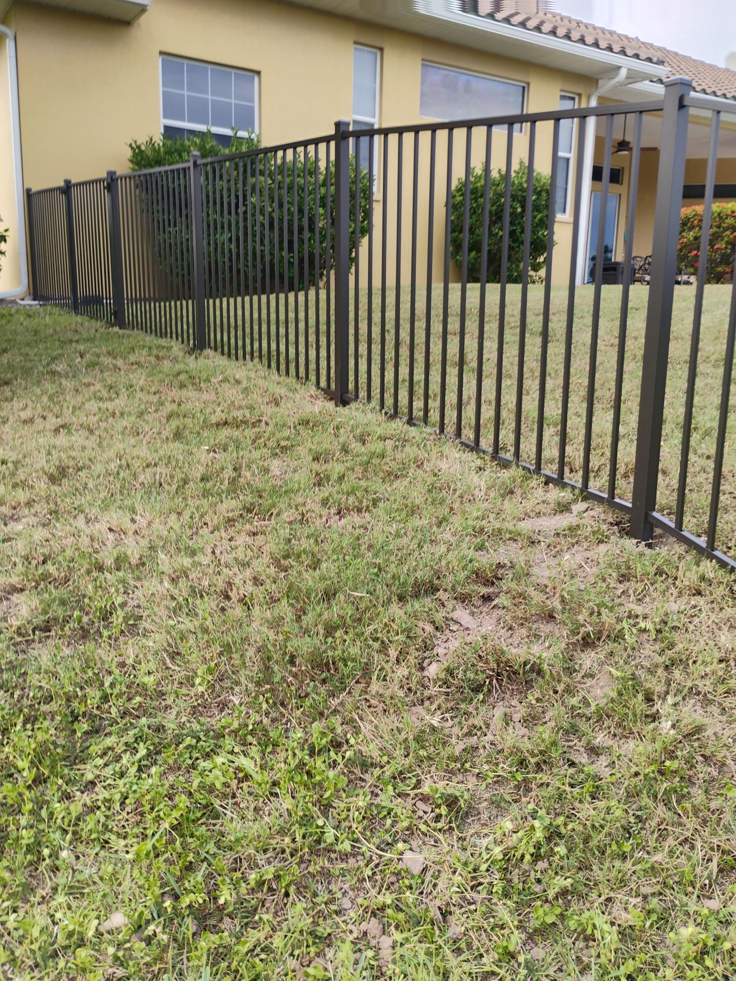 Bronze Aluminum Fence in Port Charlotte by True Fence LLC