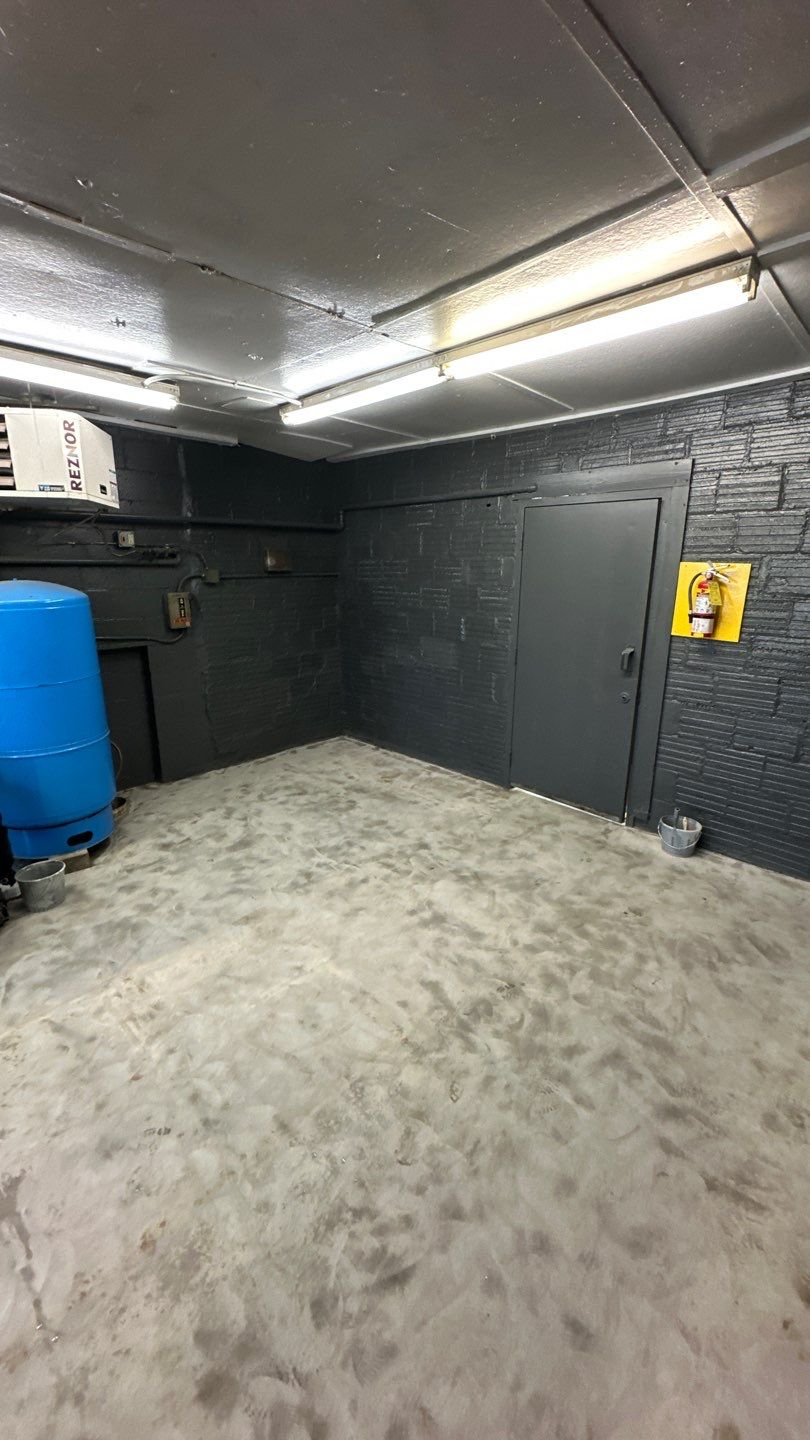 Industrial Grey Grit Project in Mars by Floors in a Day, Inc