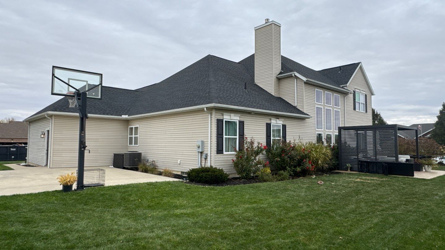 Residential Roofing Installation using GAF Timberline HDZ Charcoal by Nitro Roofing and Construction