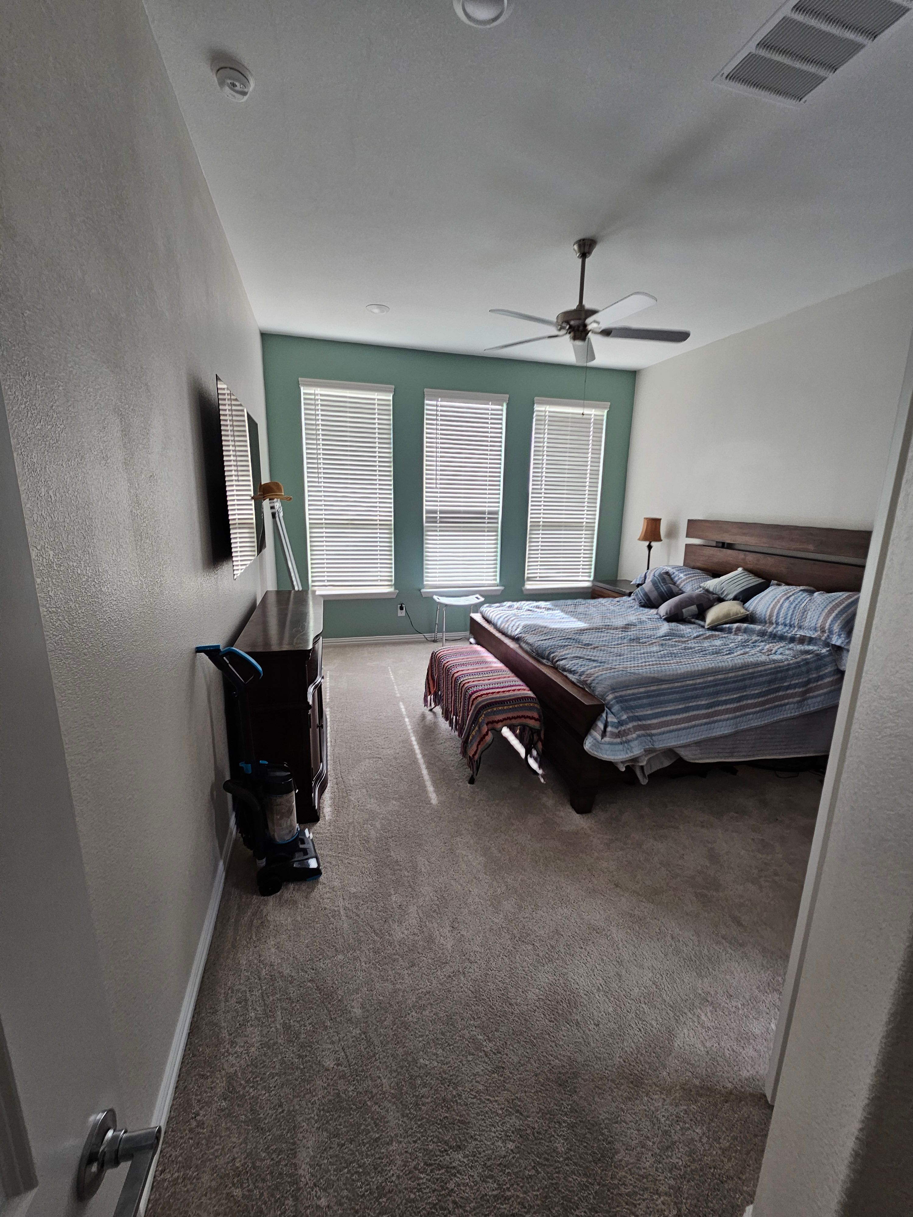 Carpet replacement with Tile and Red Oak Stairs by EL-GC LLC 