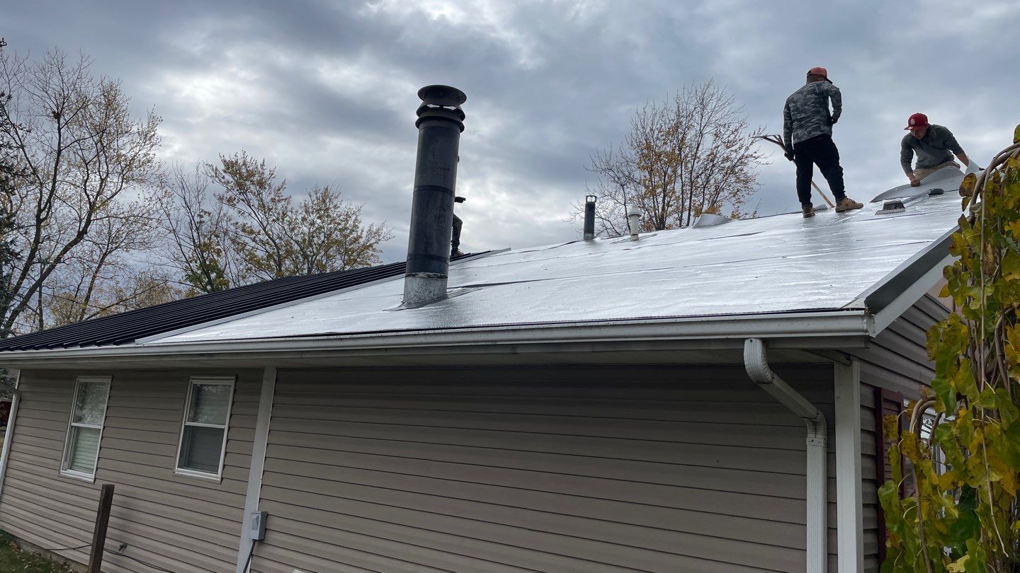 Residential Roofing Installation using Platinum Pro Standing seam  by Nitro Roofing and Construction