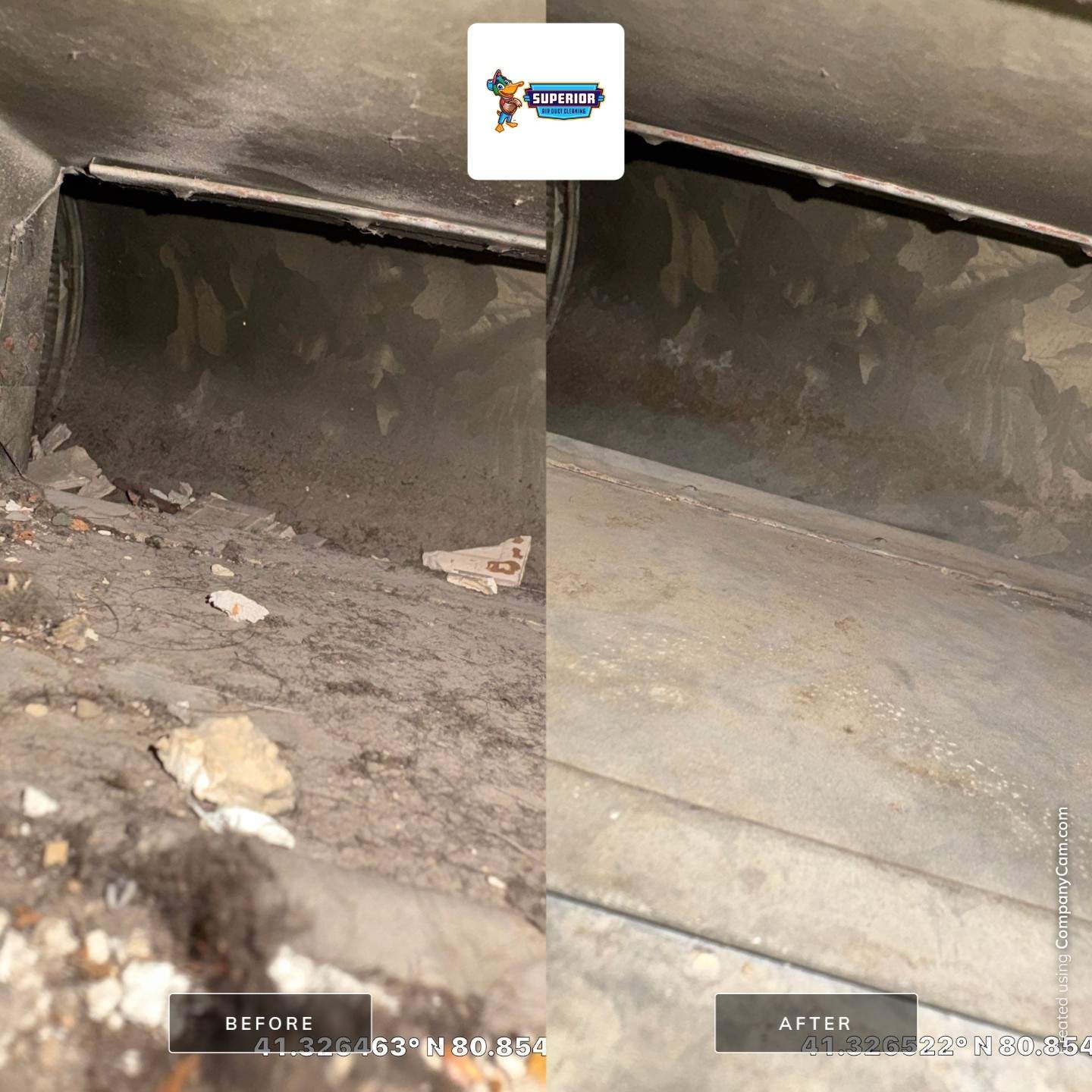 Air Duct Cleaning With a Vacuum Truck in Champion Township, OH by Superior Air Duct Cleaning