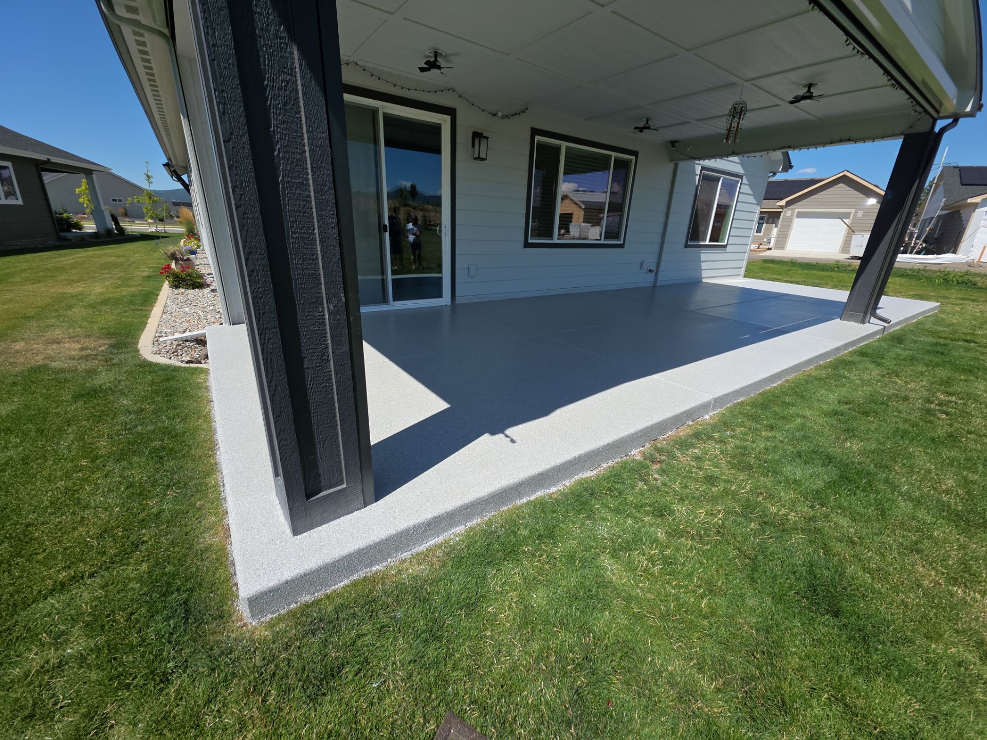 Patio Transformation using Agate Hybrid by Croc Coatings, LLC