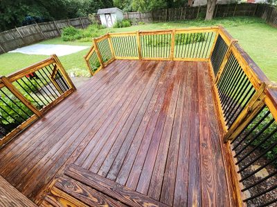 Wood Deck using Wood Sealant