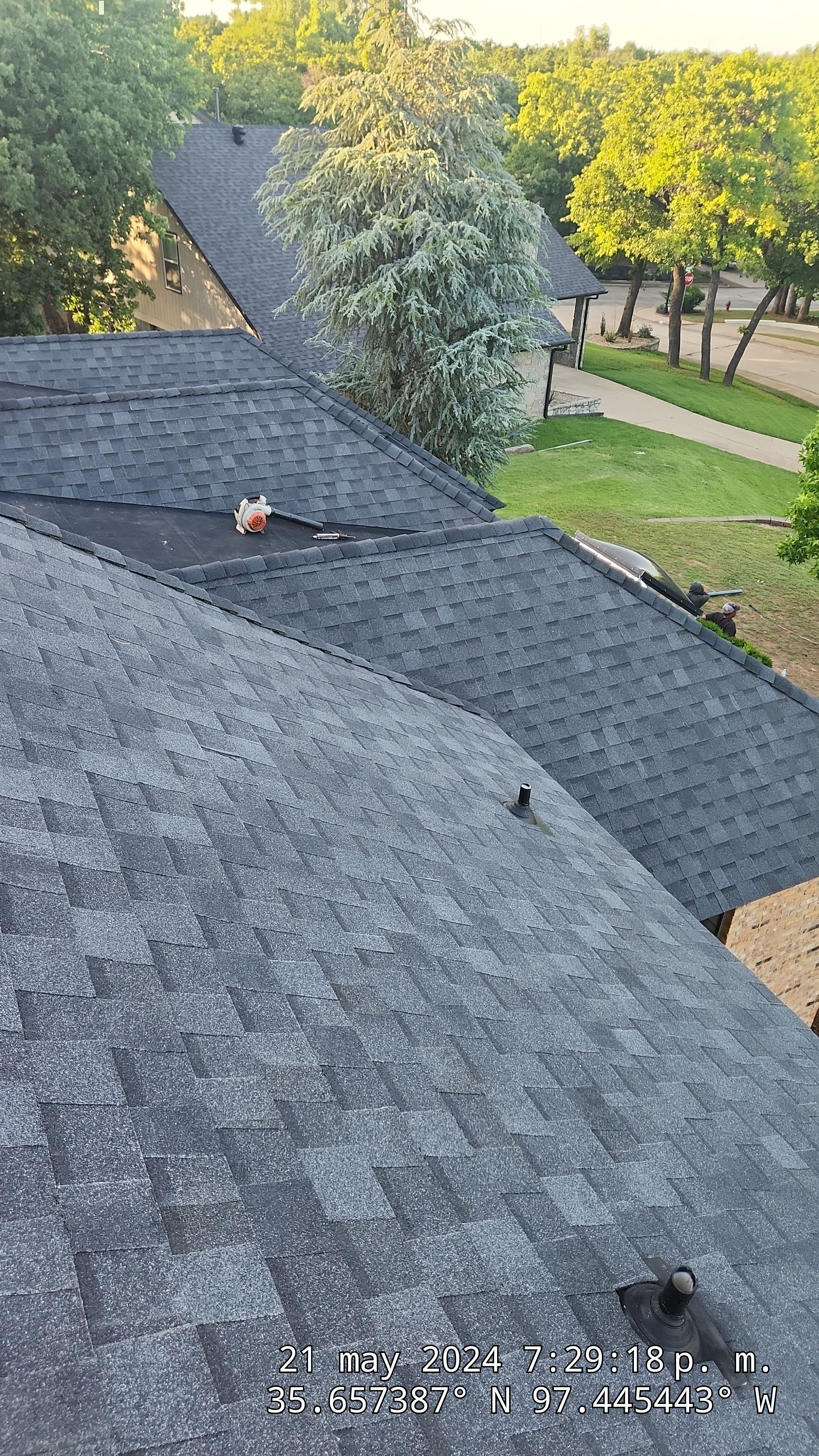 Residential Roofing Installation using Atlas by Castillo Roofing