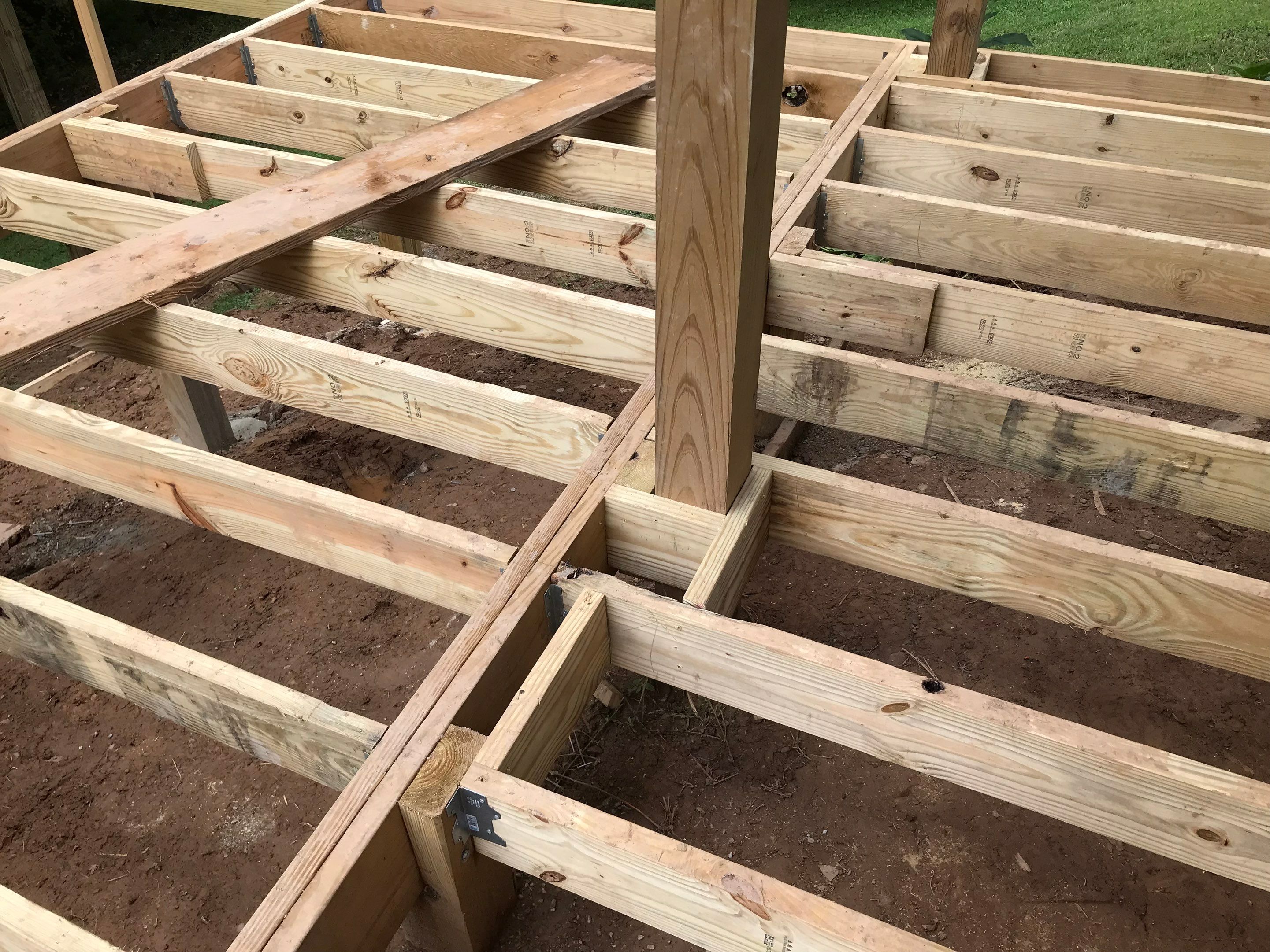 Deck Installation using Pressure Treated Lumber by Secure Construction Company Inc