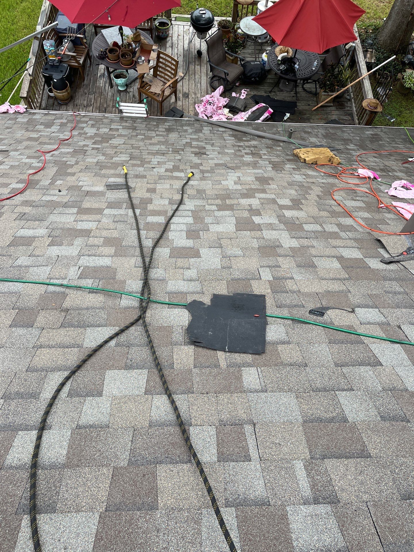 Residential Roofing Installation using Owen's Corning Duration (Lifetime) Shingles by Roof Repair Company