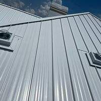 .040 Aluminum 1.5" Mechanical Seam Regal White by Total Roofing System The Metal Roof Experts