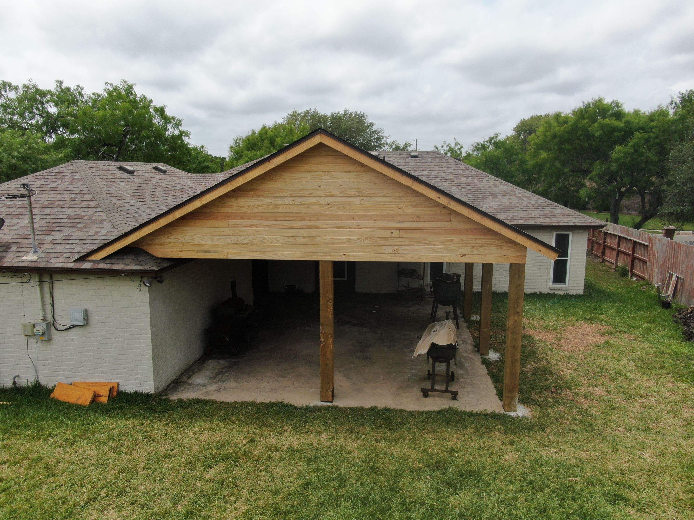 Patio Cathedral by Bayfront Roofing and Construction