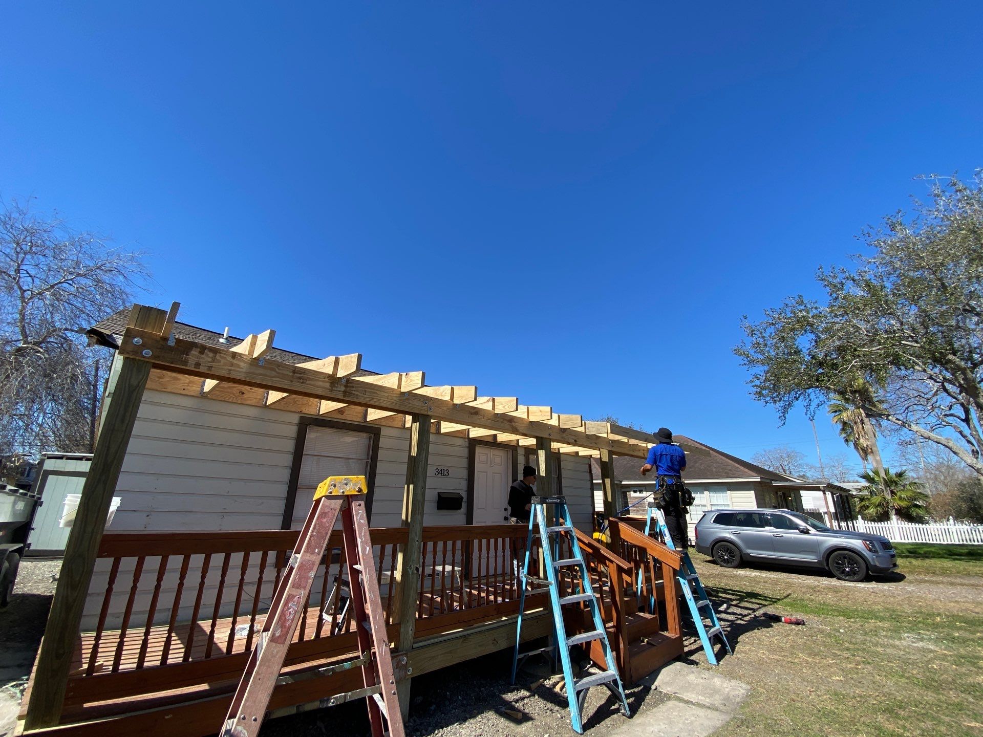 Over Engineered Patio by Bayfront Roofing and Construction